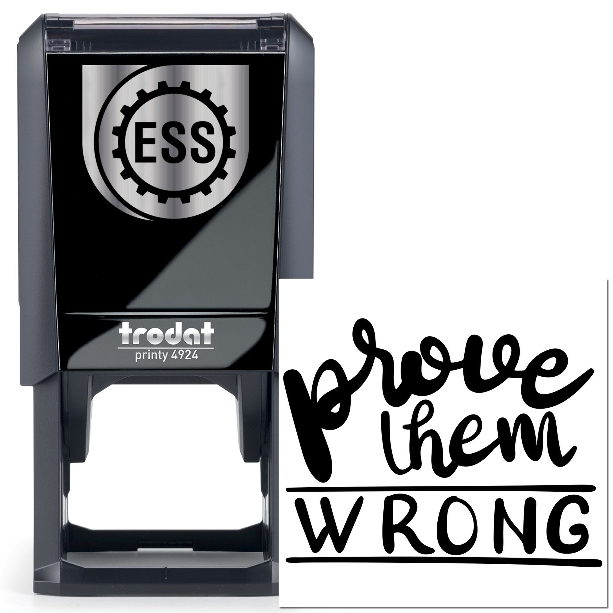 Self-Inking Motivational Quote Handcraft Stamp