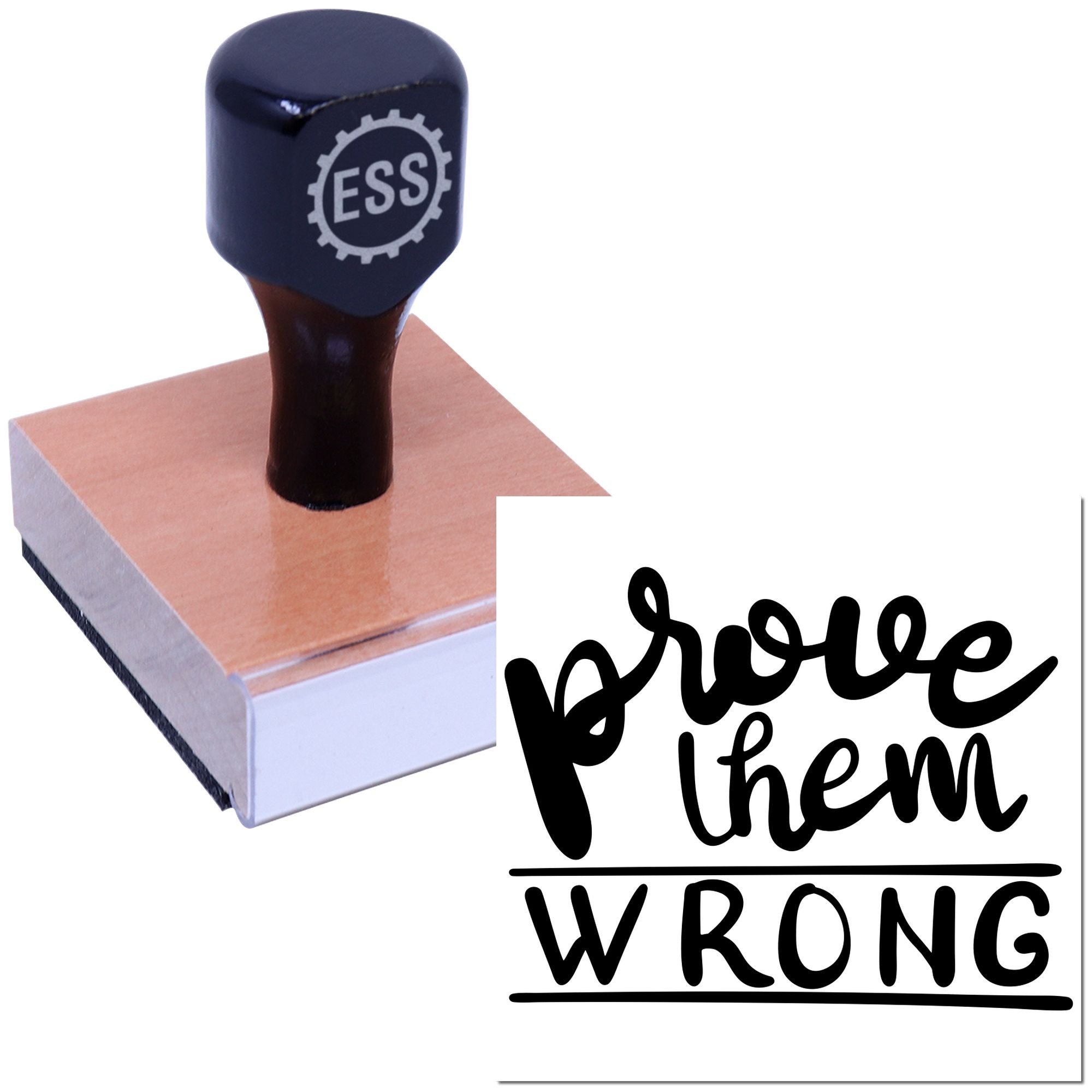 Challenge Your Limits Papercraft Rubber Stamp