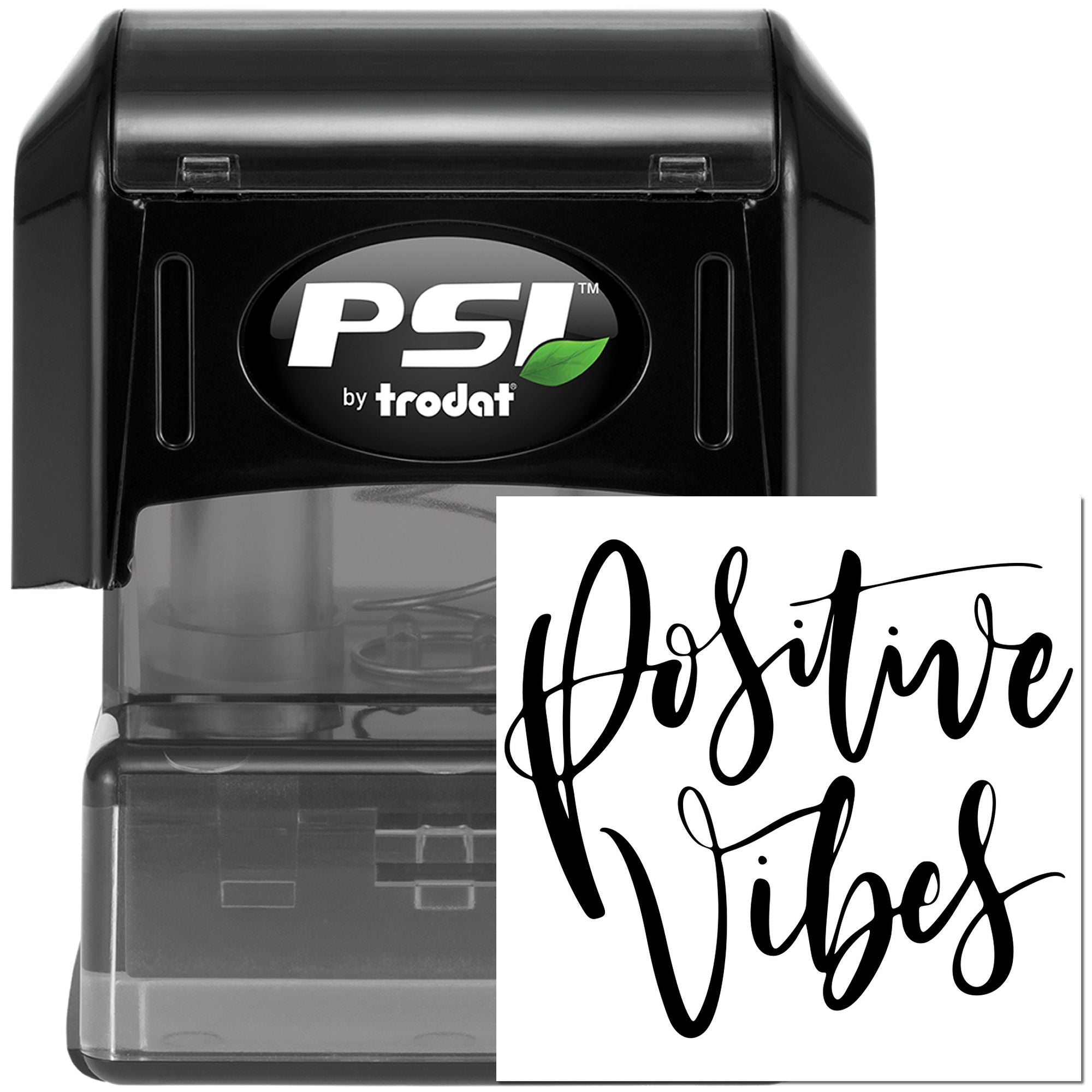 Pre-Inked Positive Vibes Always Paper Craft Stamp