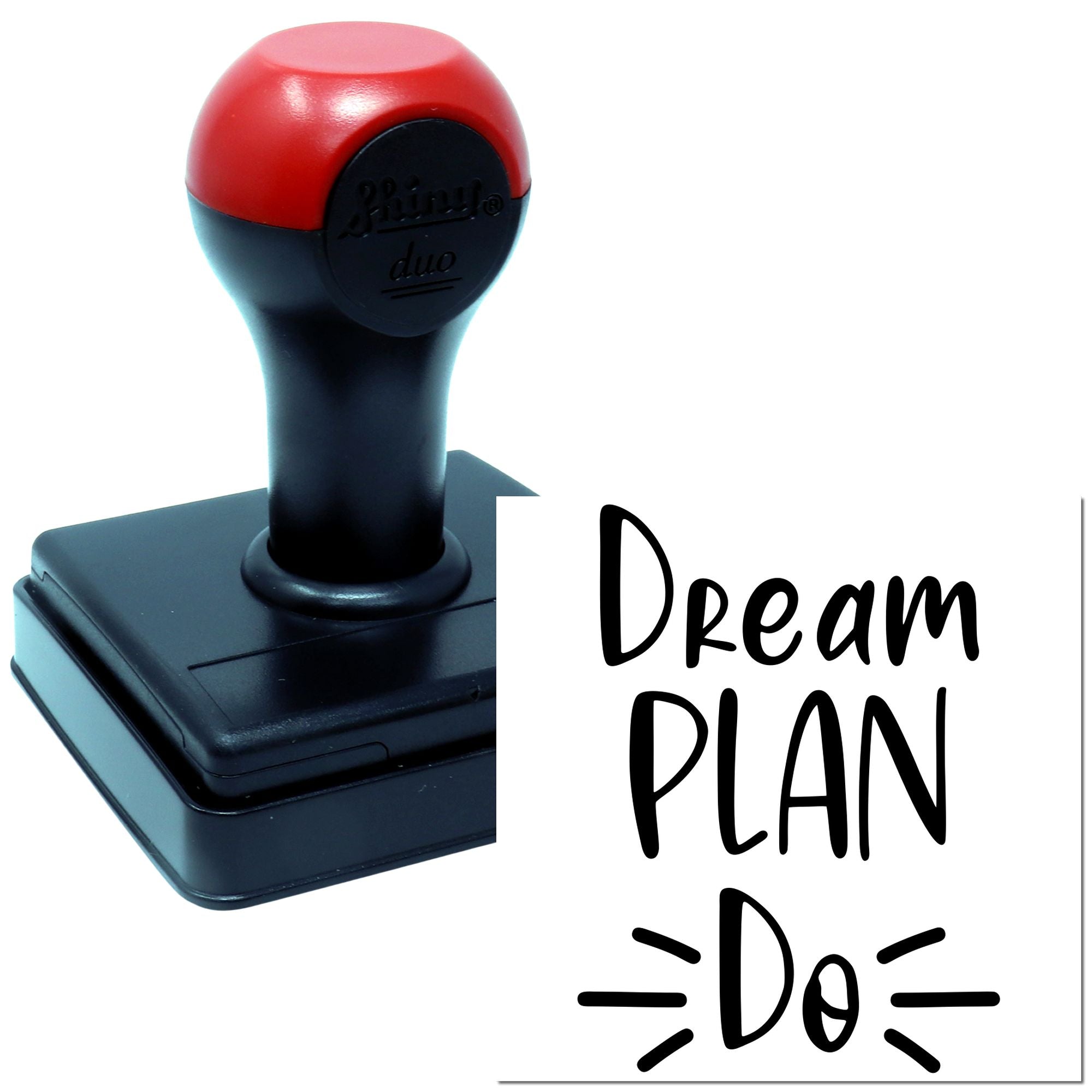 Duo Dream Plan Then Boldly Do Hand Stamp
