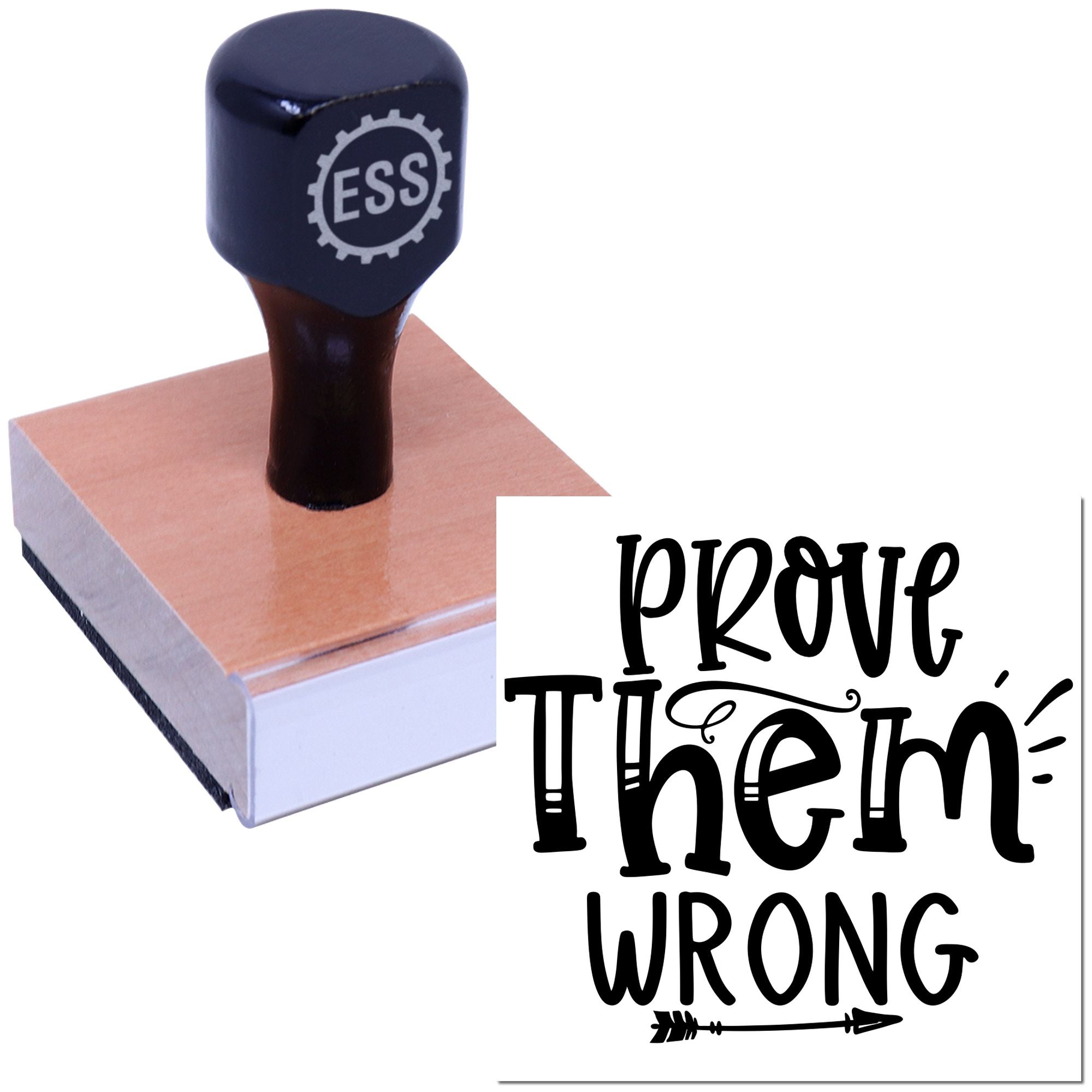 Defy The Odds Craft Rubber Stamp