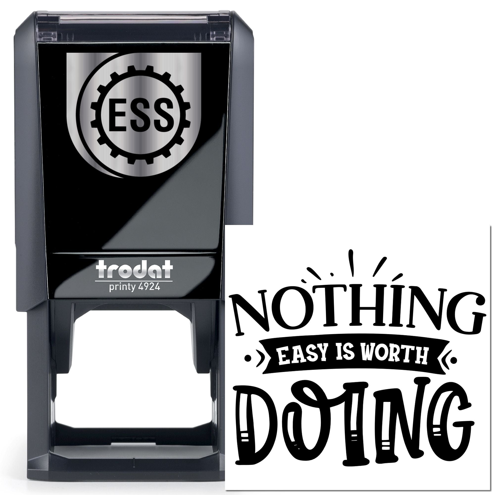 Self-Inking Inspirational Quote Craft Stamp