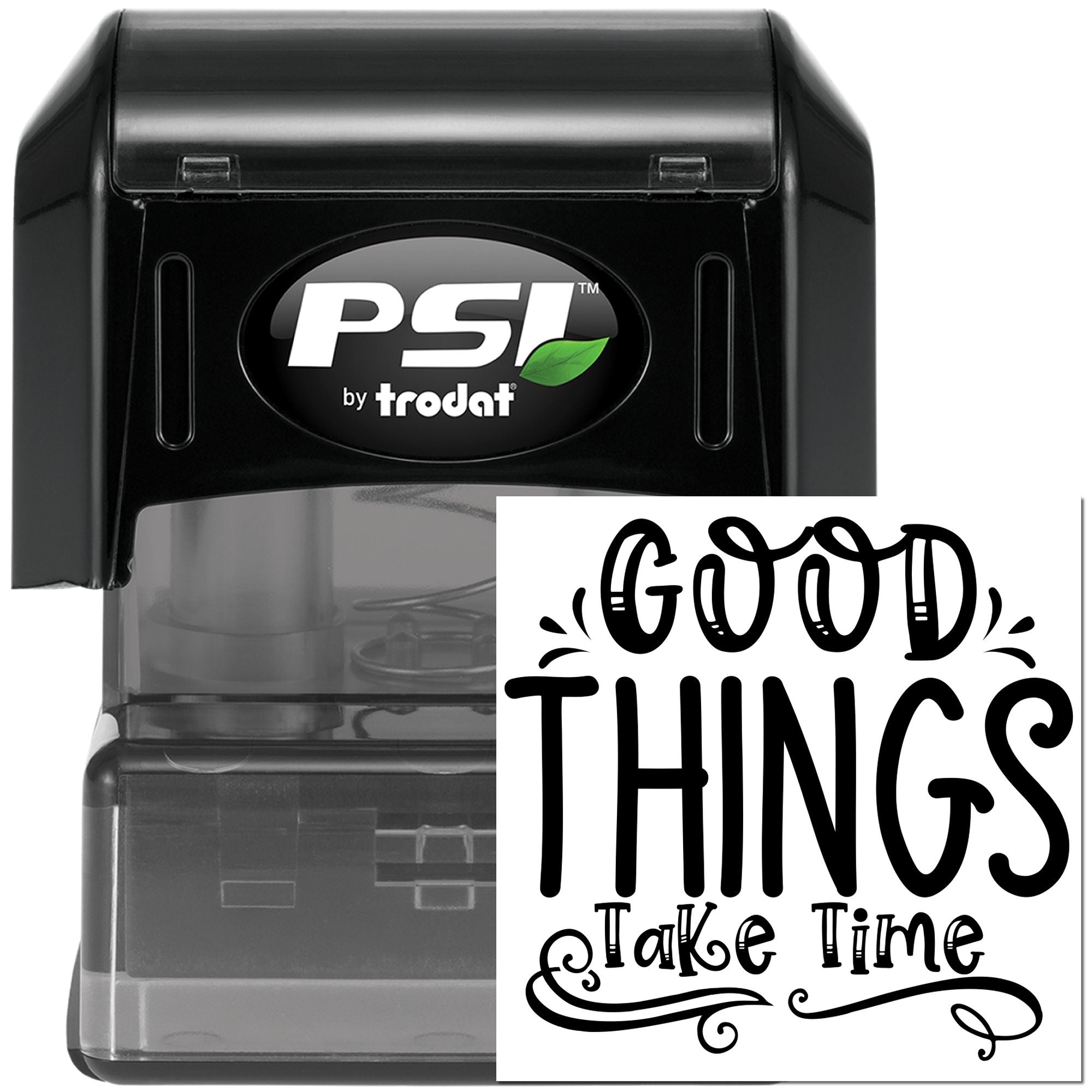 Pre-Inked Good Things Time Party Favor Stamp