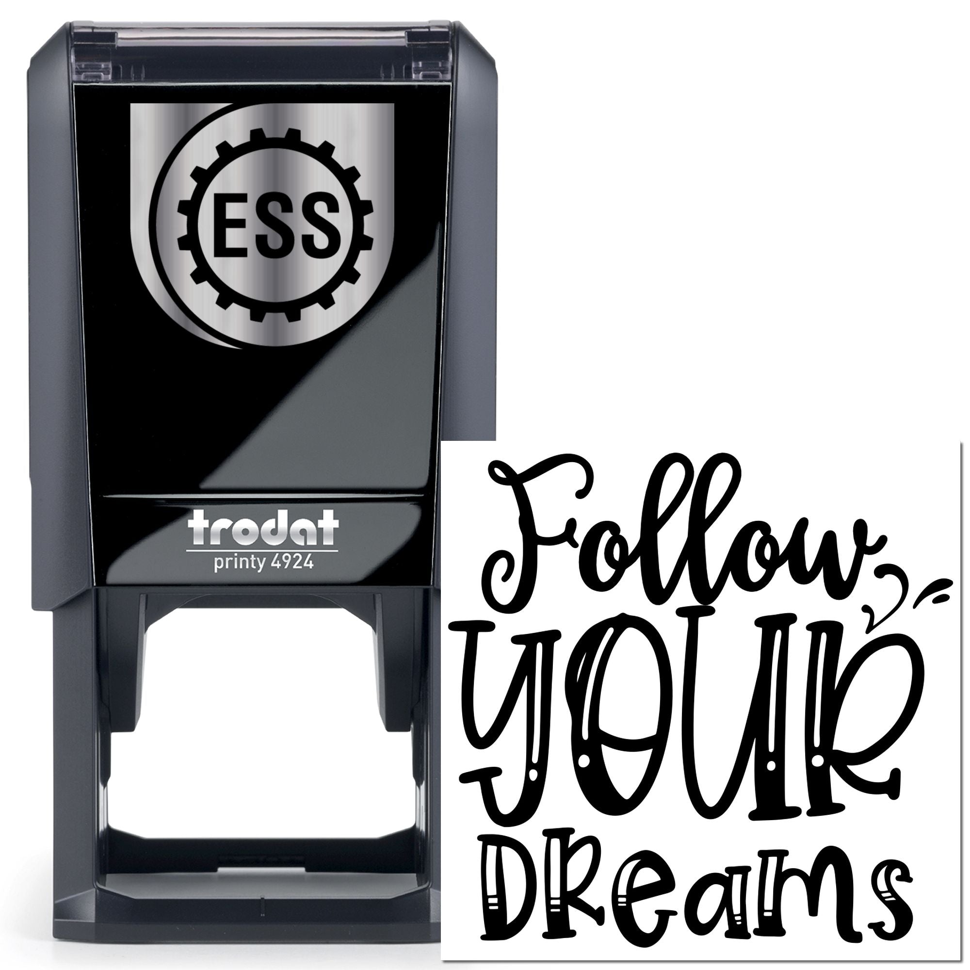 Self-Inking Follow Dreams Scrapbooking Stamp