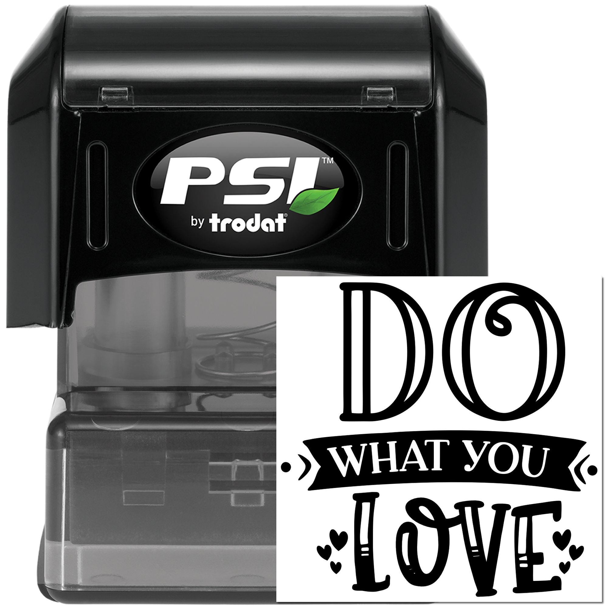 Pre-Inked Do What You Love Card Stamp