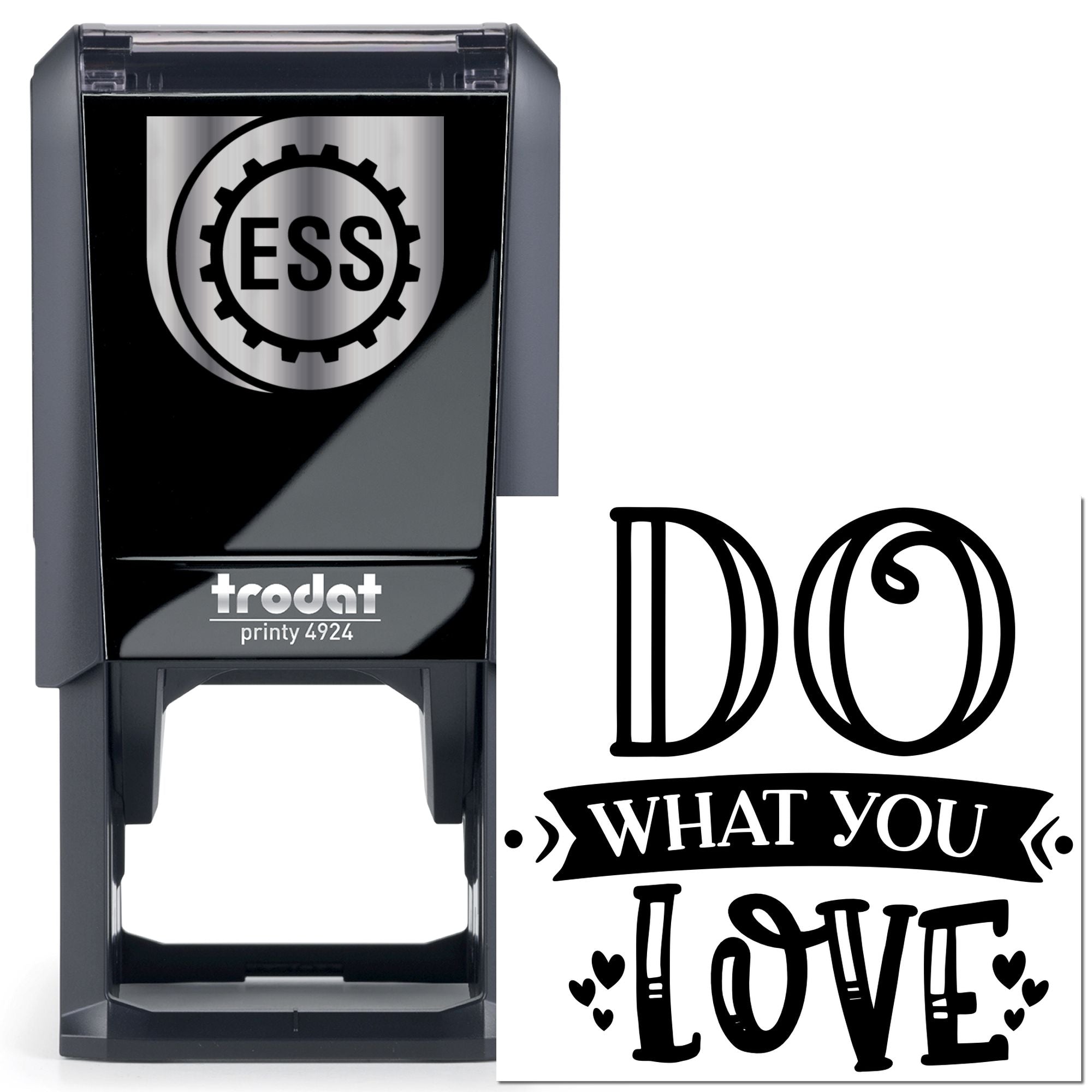 Self-Inking Love Poster Paper Craft Stamp