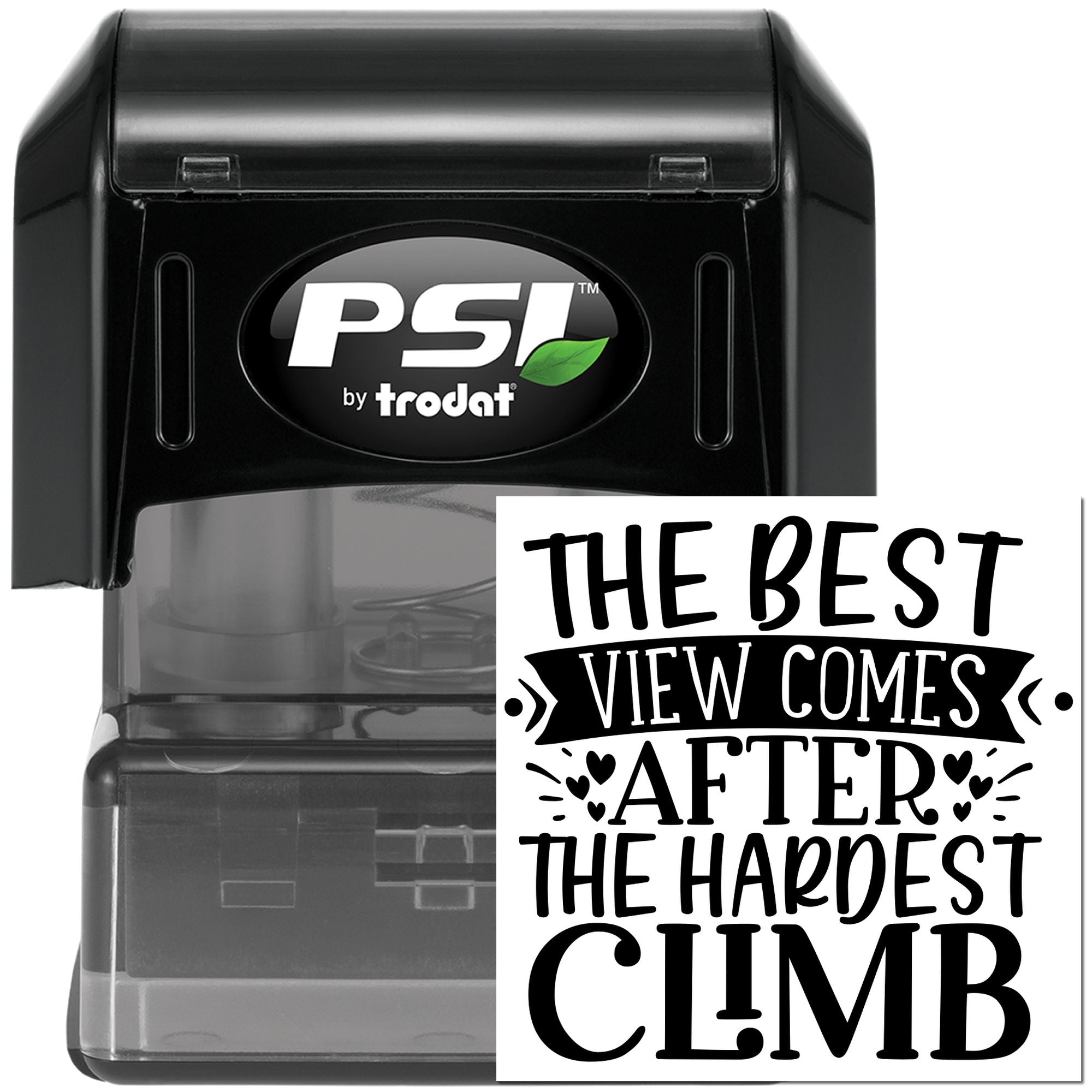 Pre-Inked Best View Climb Papercraft Stamp