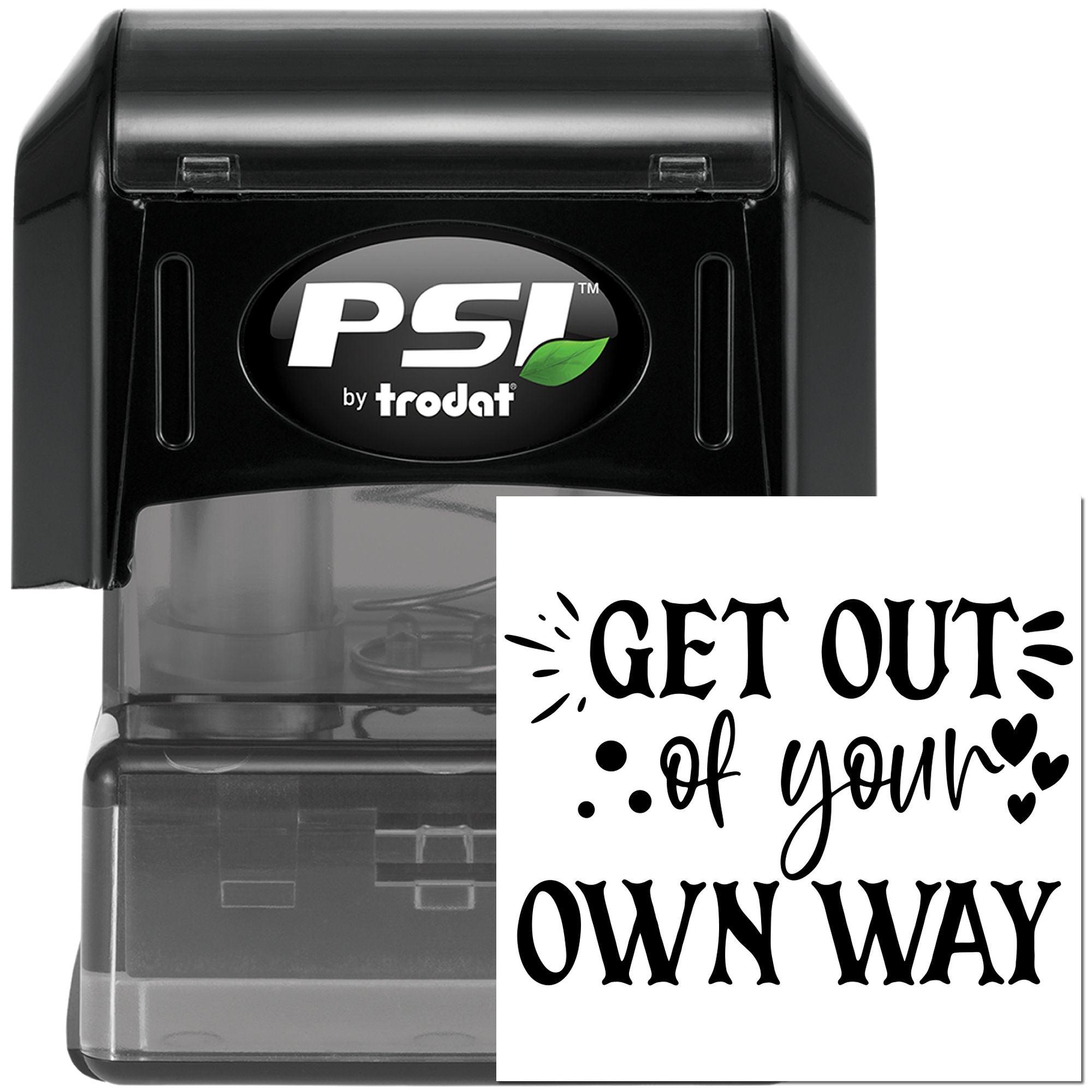 Pre-Inked Own Your Path Cardmaking Stamp