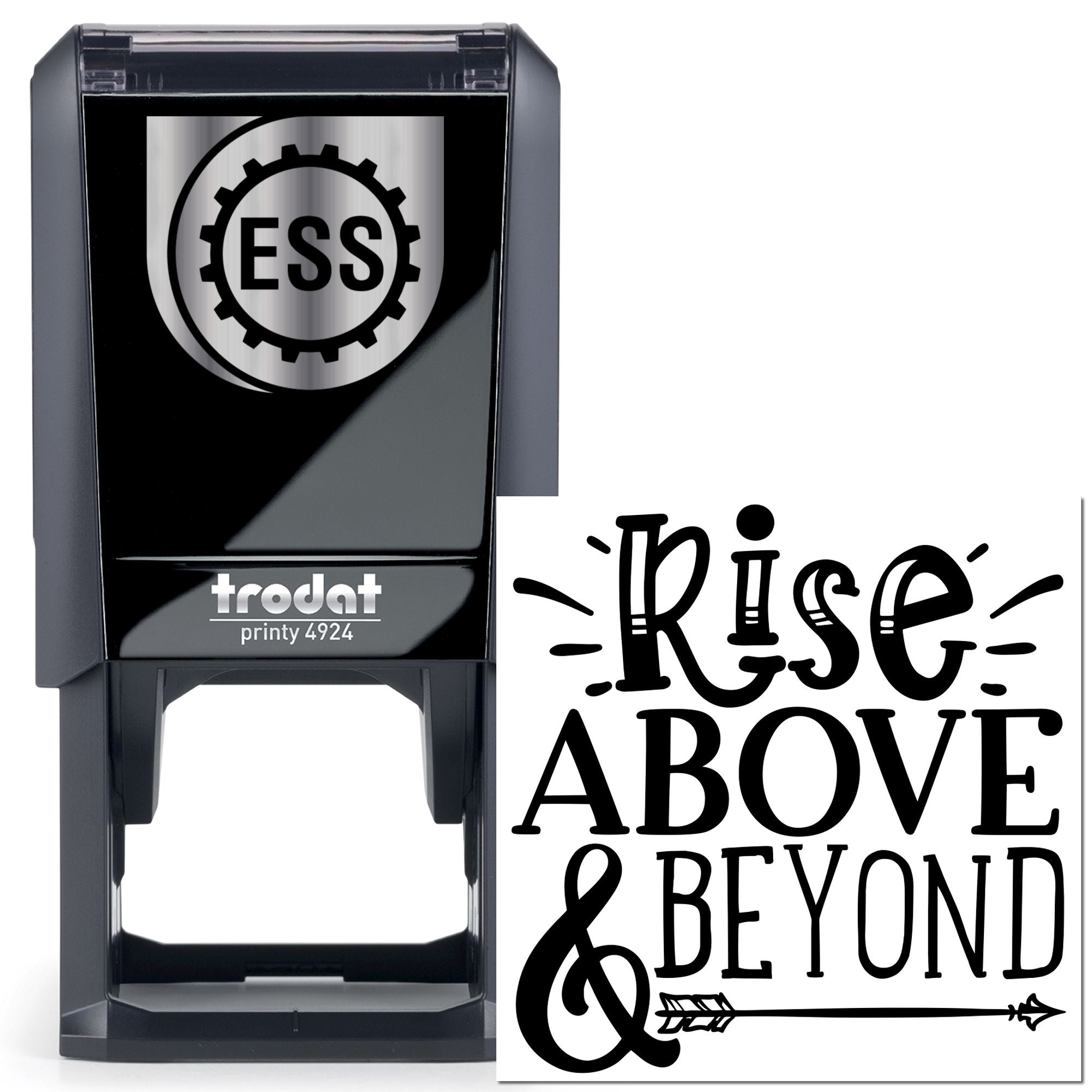 Self-Inking Rise Above Mini Card Stamp