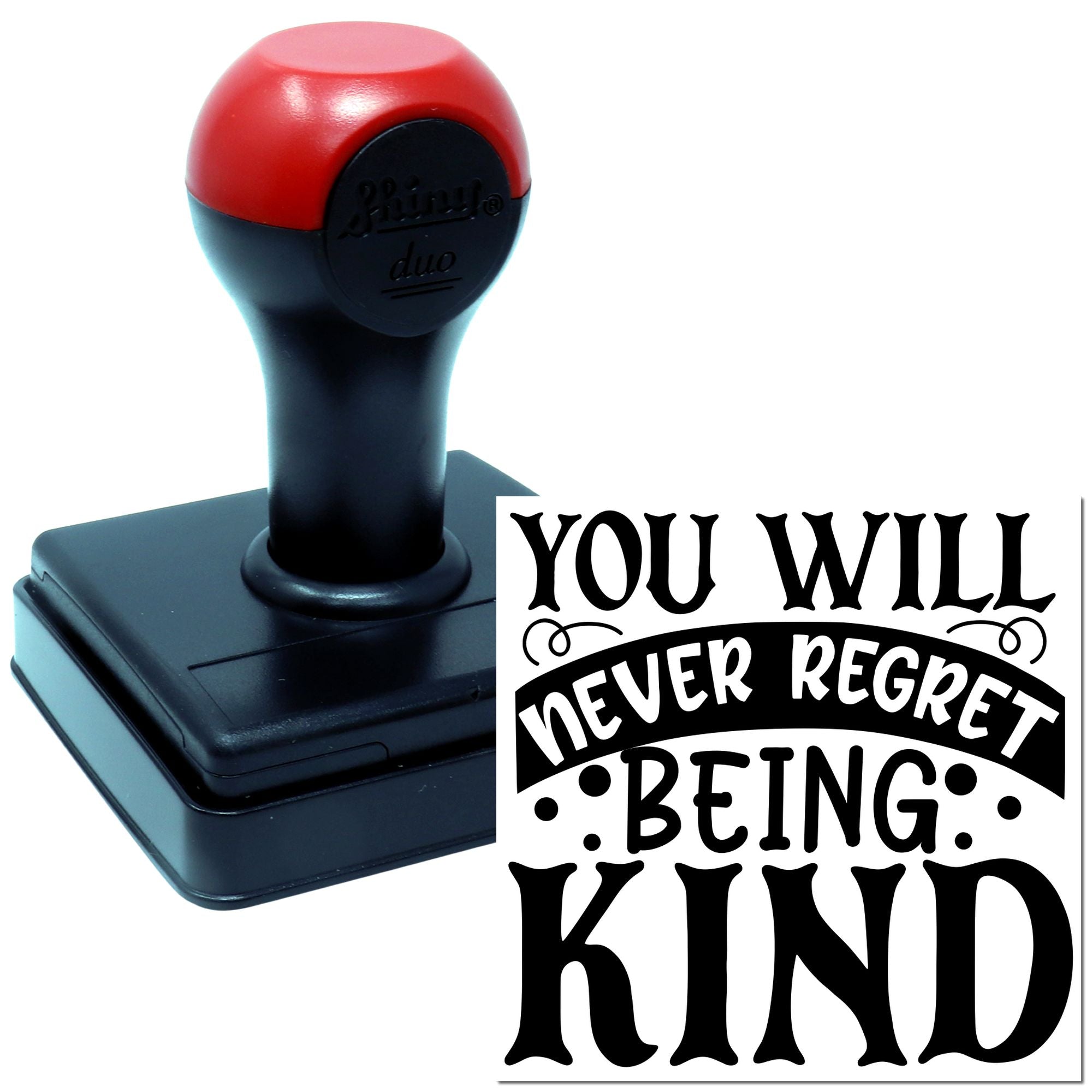 Duo You Will Never Regret Kindness Hand Stamp