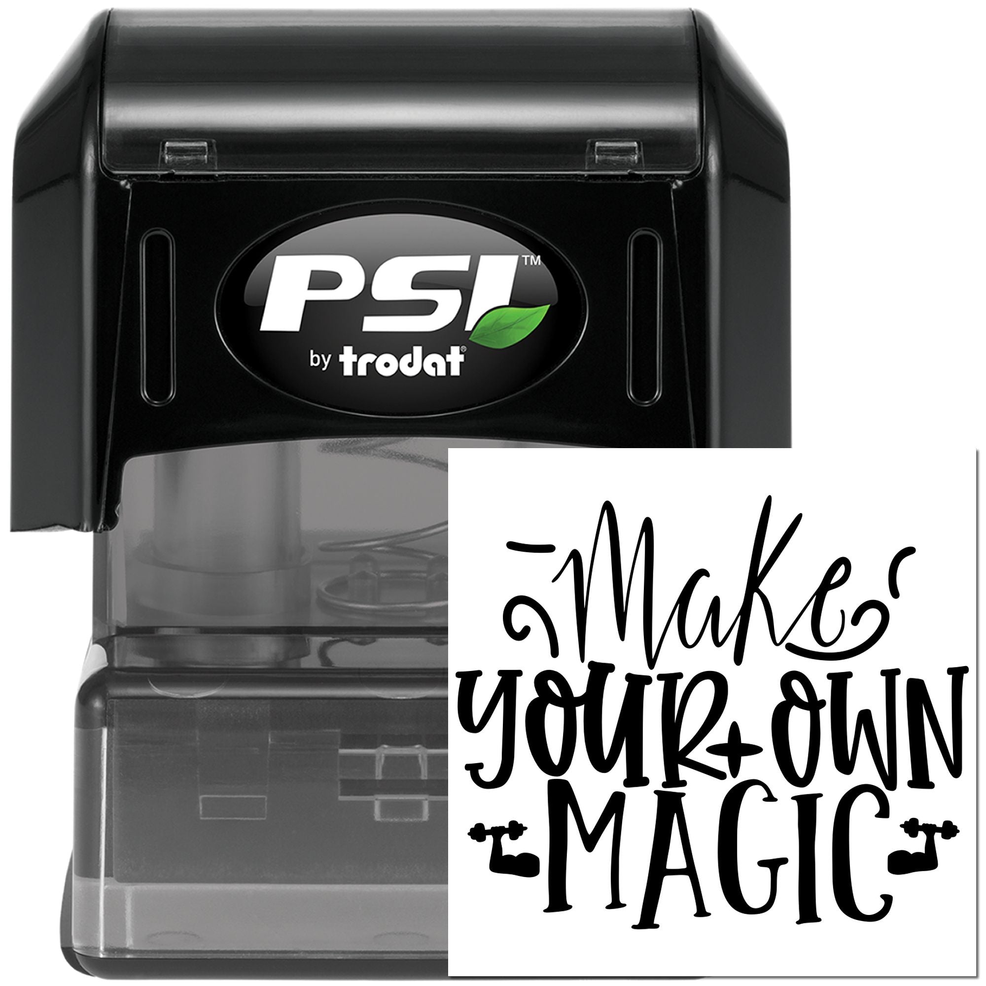 Pre-Inked Make Your Magic Scrapbook Stamp