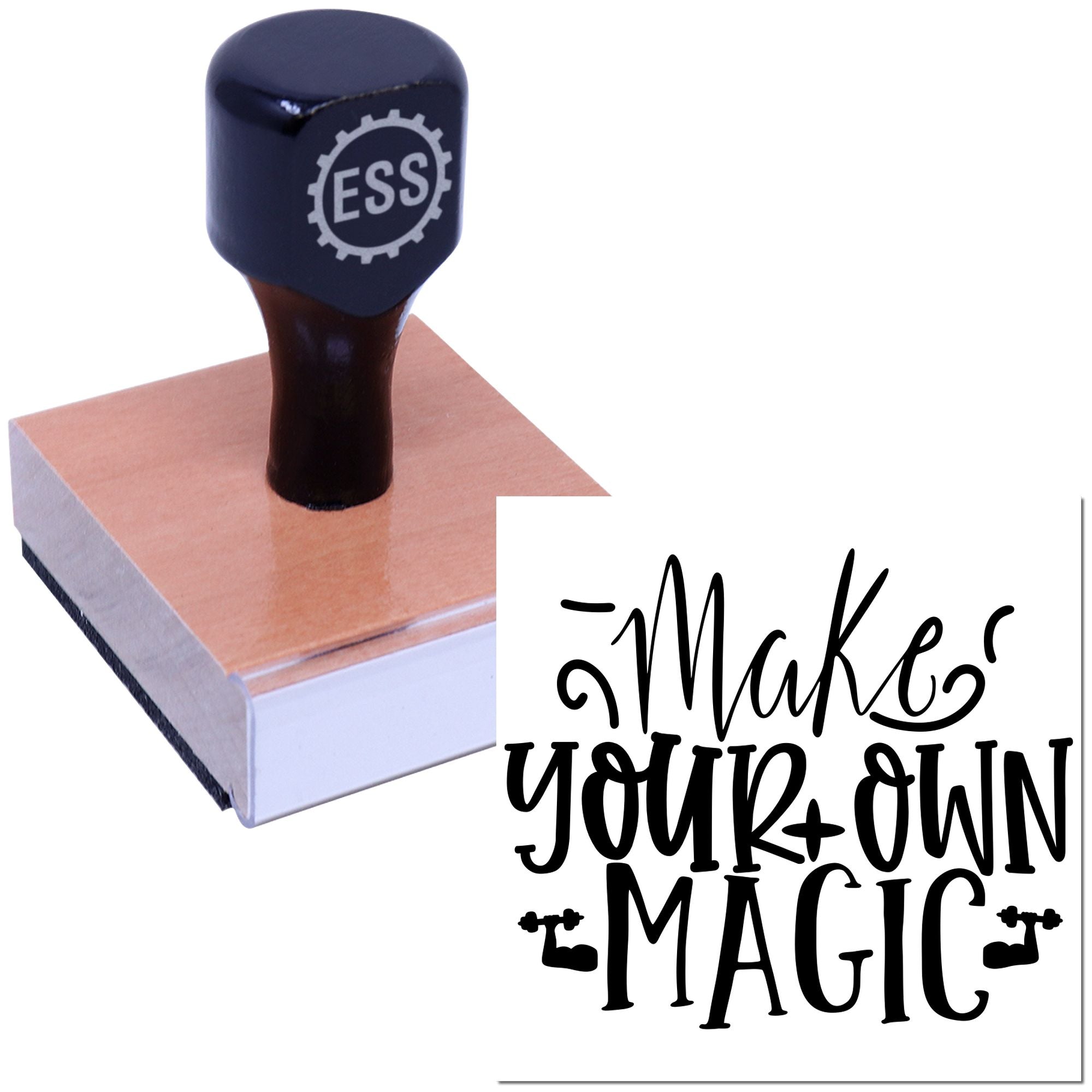 Forge Inner Strength Card Rubber Stamp