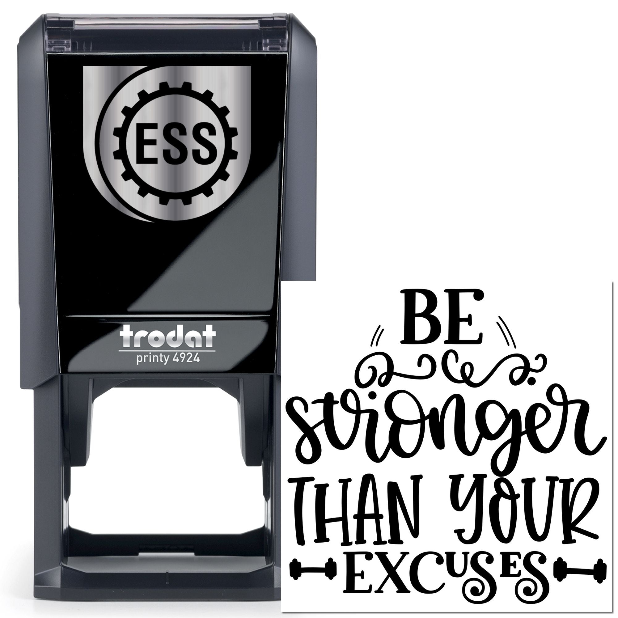 Self-Inking Motivation Quote Note Card Stamp