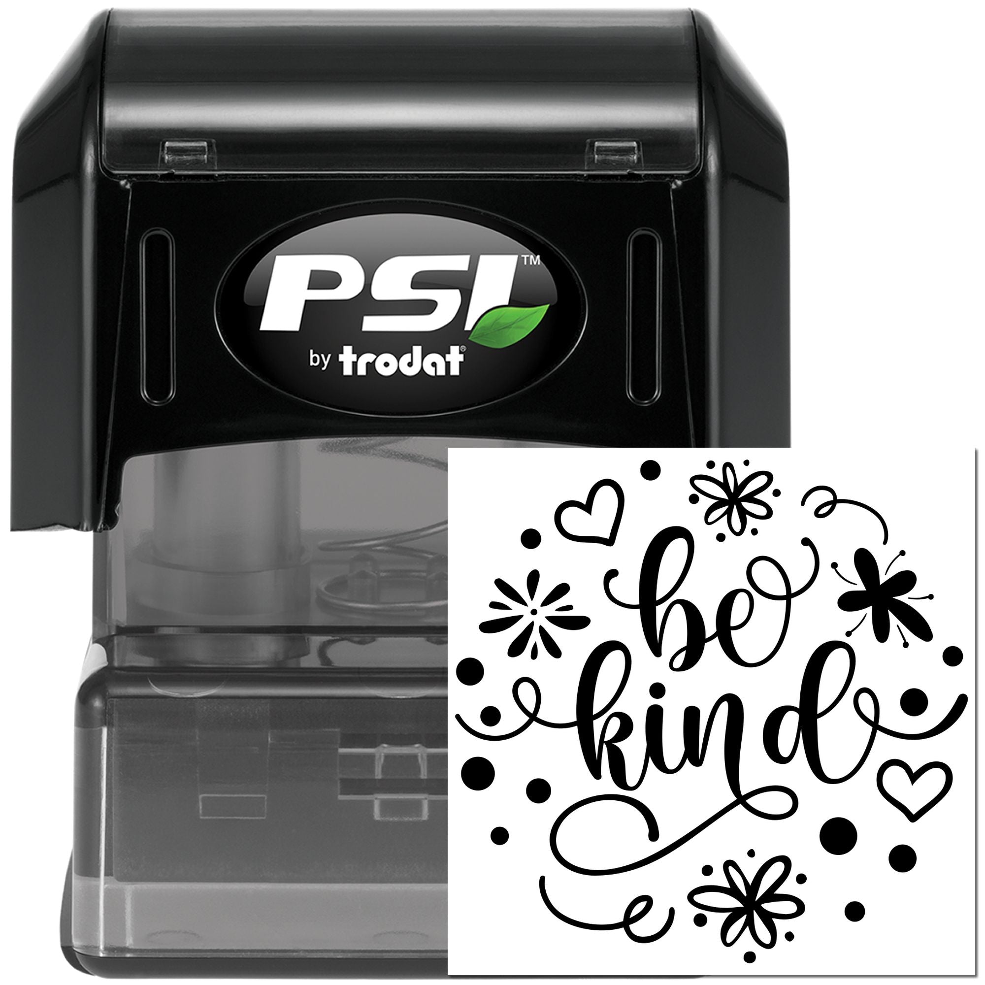 Pre-Inked Be Kind Doodles Place Card Stamp