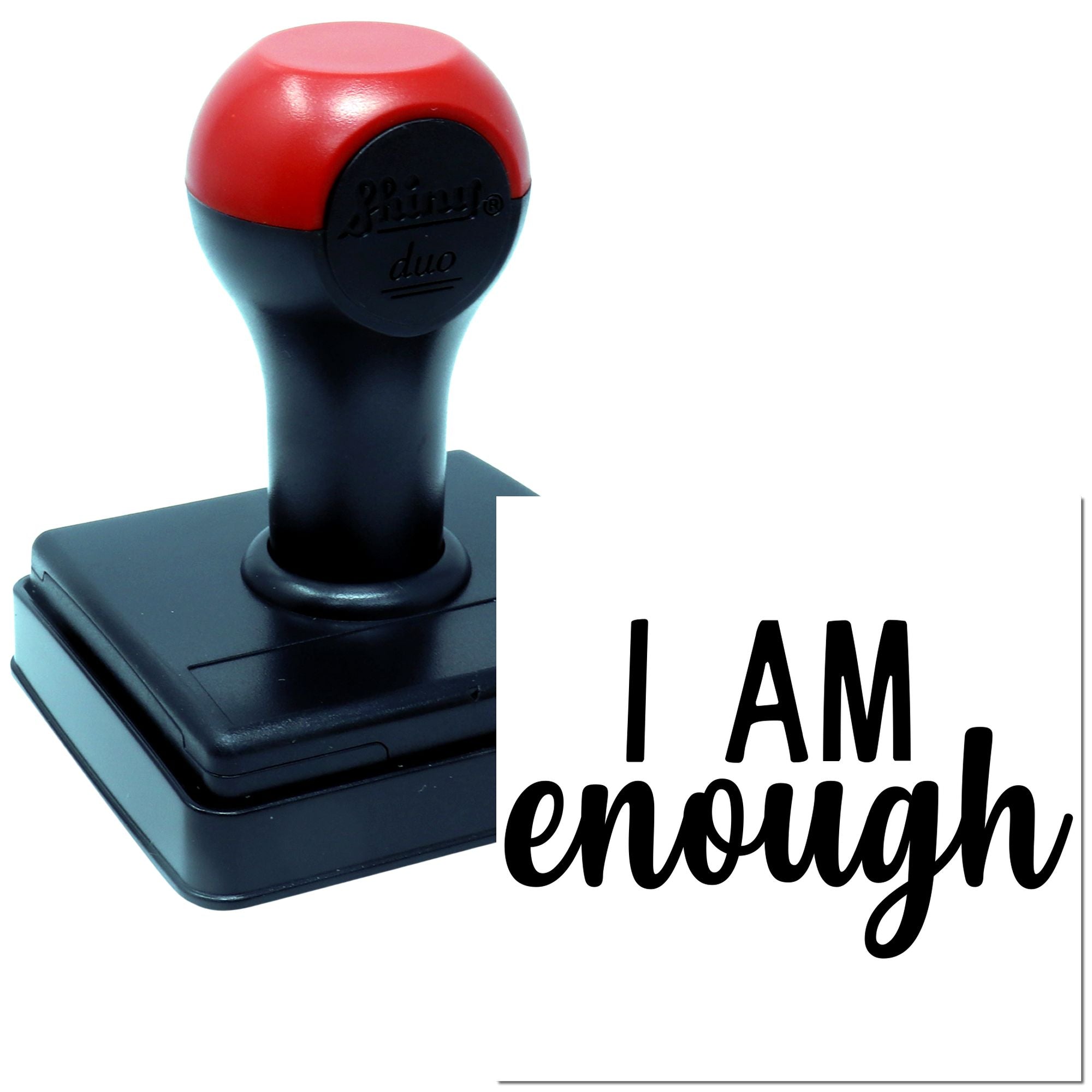 Duo Simple Bold I Am Enough Hand Stamp