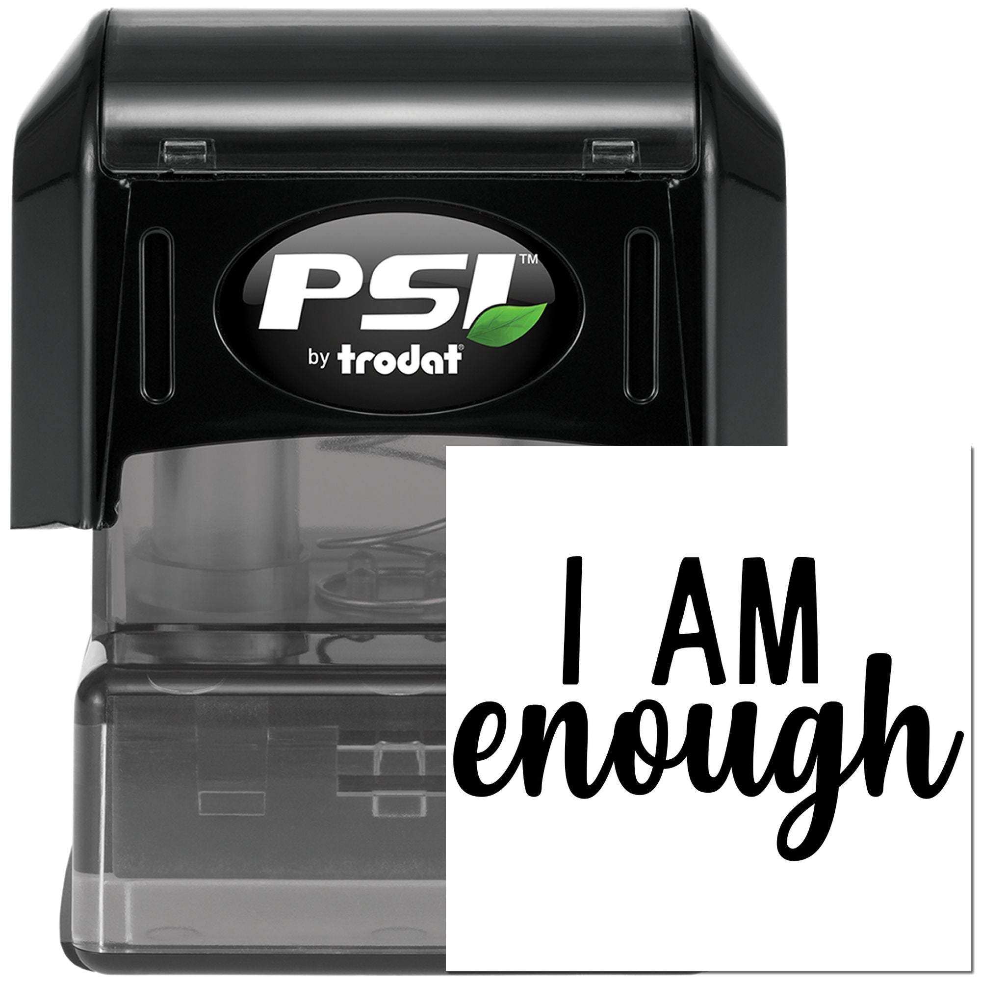 Pre-Inked I Am Enough Handcraft Stamp