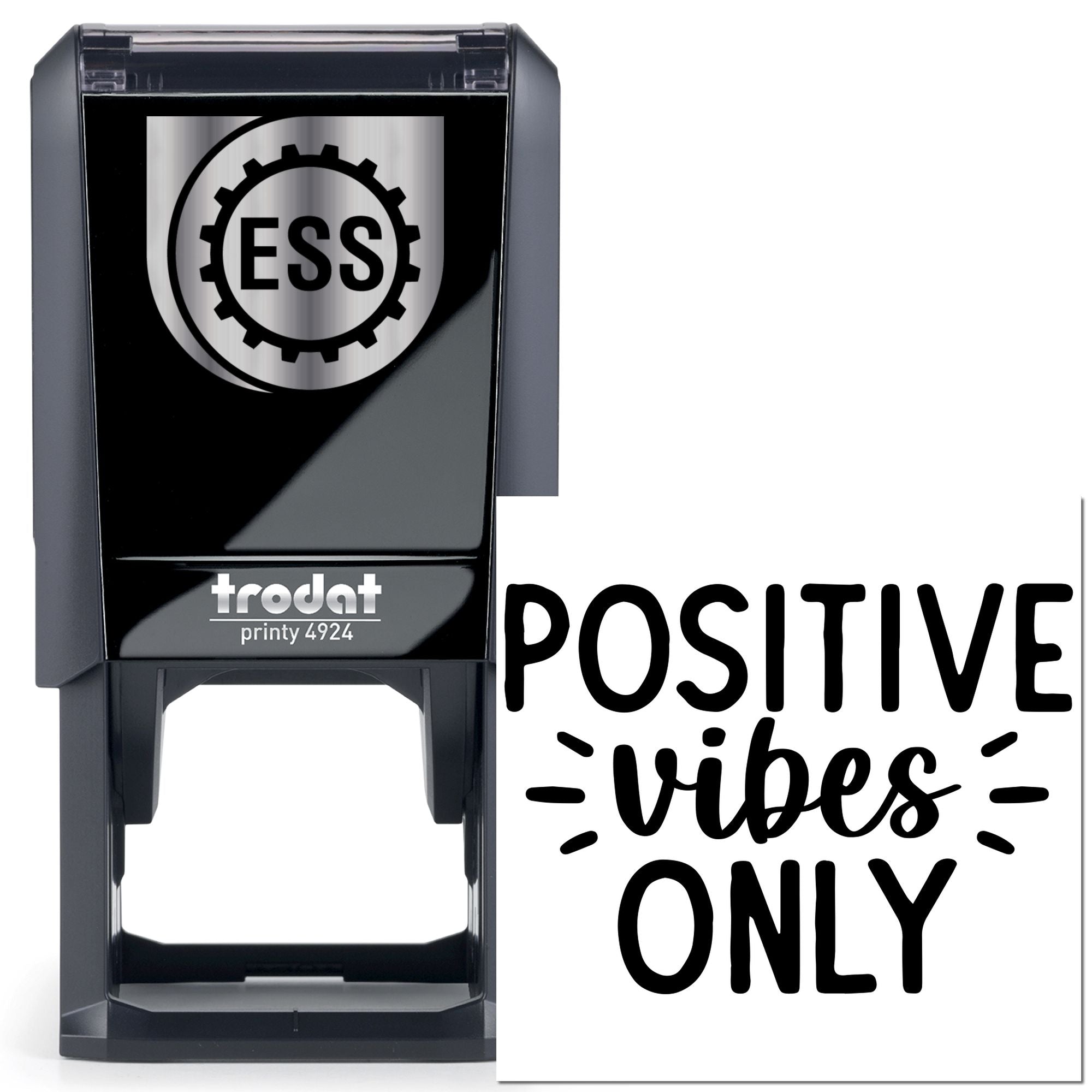 Self-Inking Positive Vibes Paper Goods Stamp