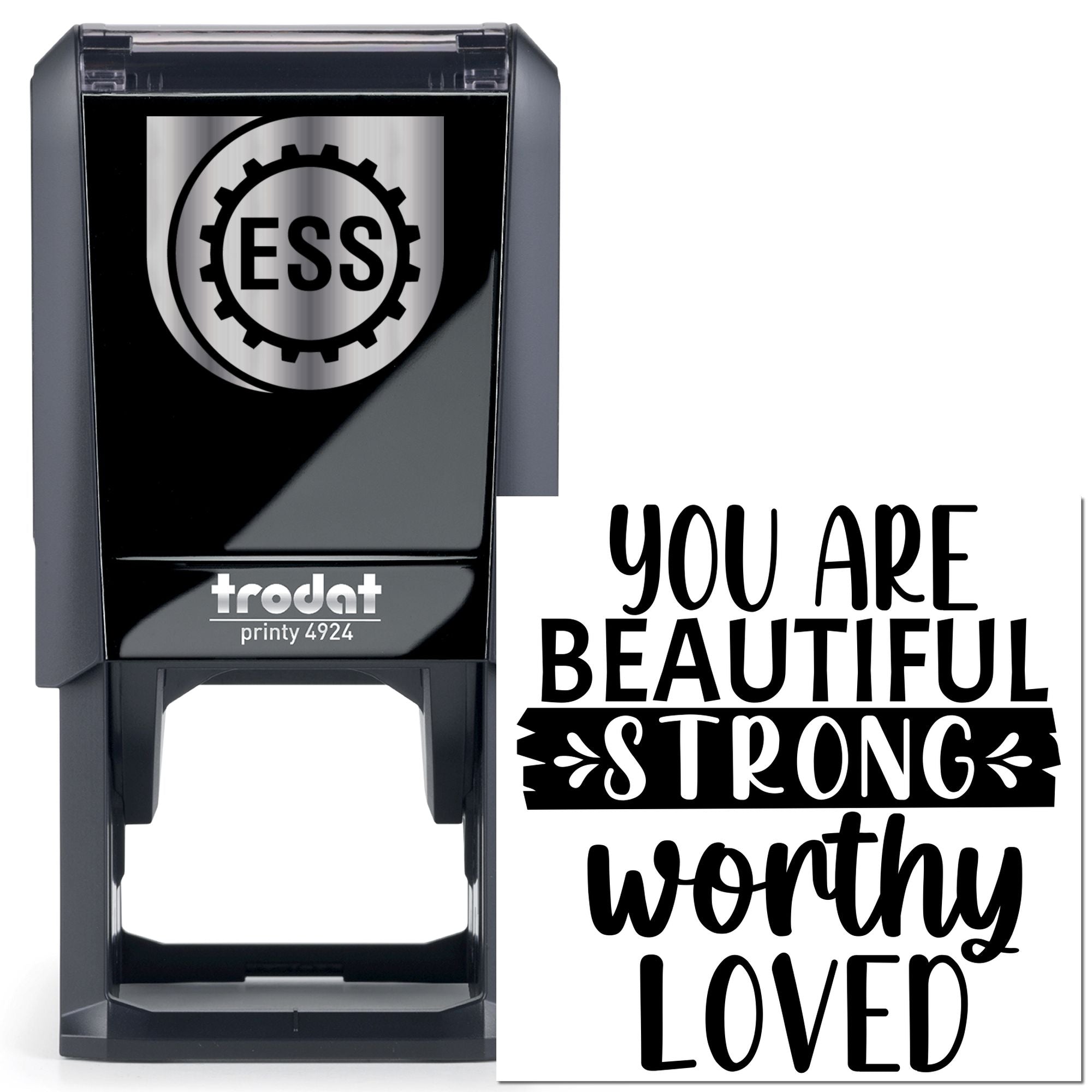 Self-Inking Positive Affirmation Greeting Card Stamp