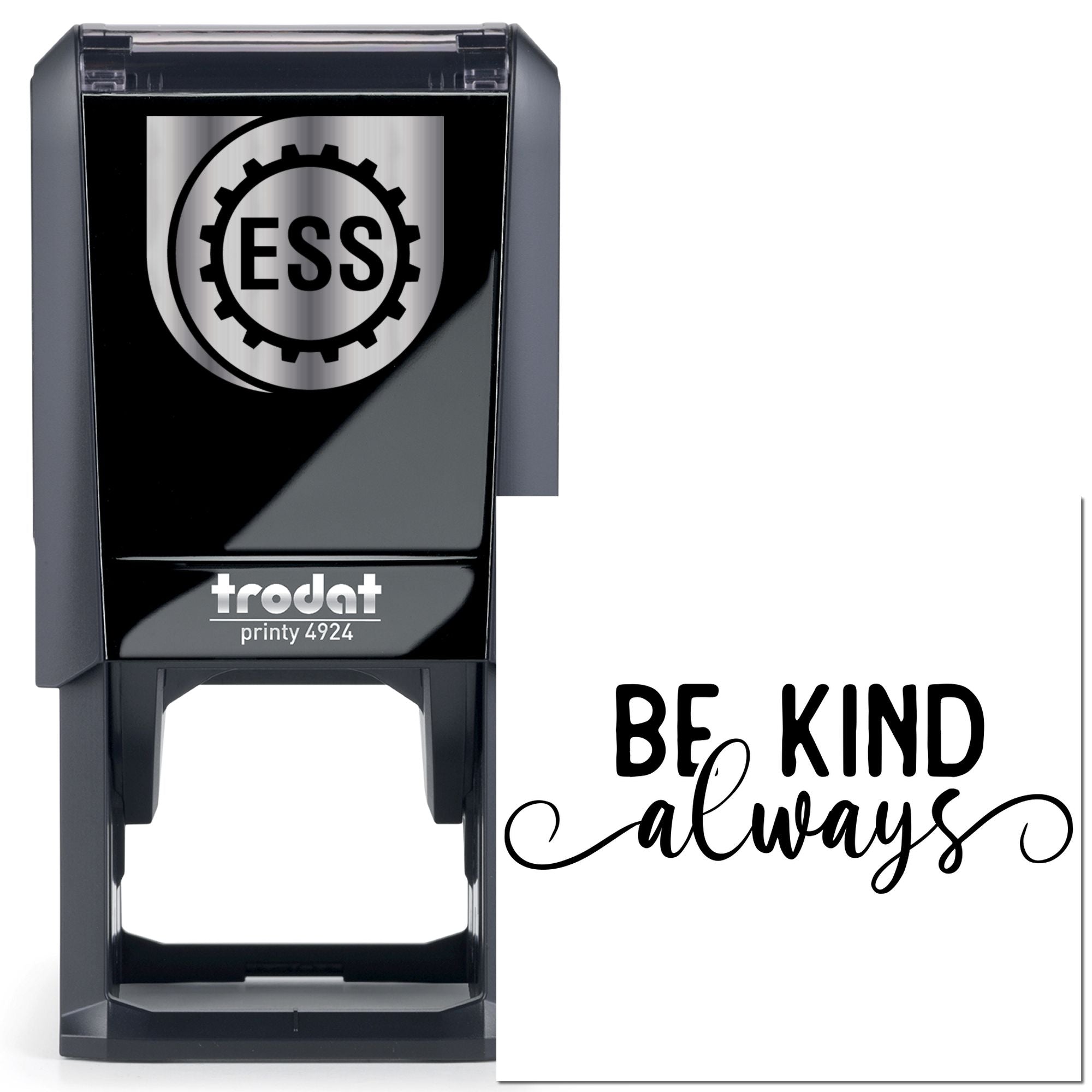 Self-Inking Be Kind Note Card Stamp