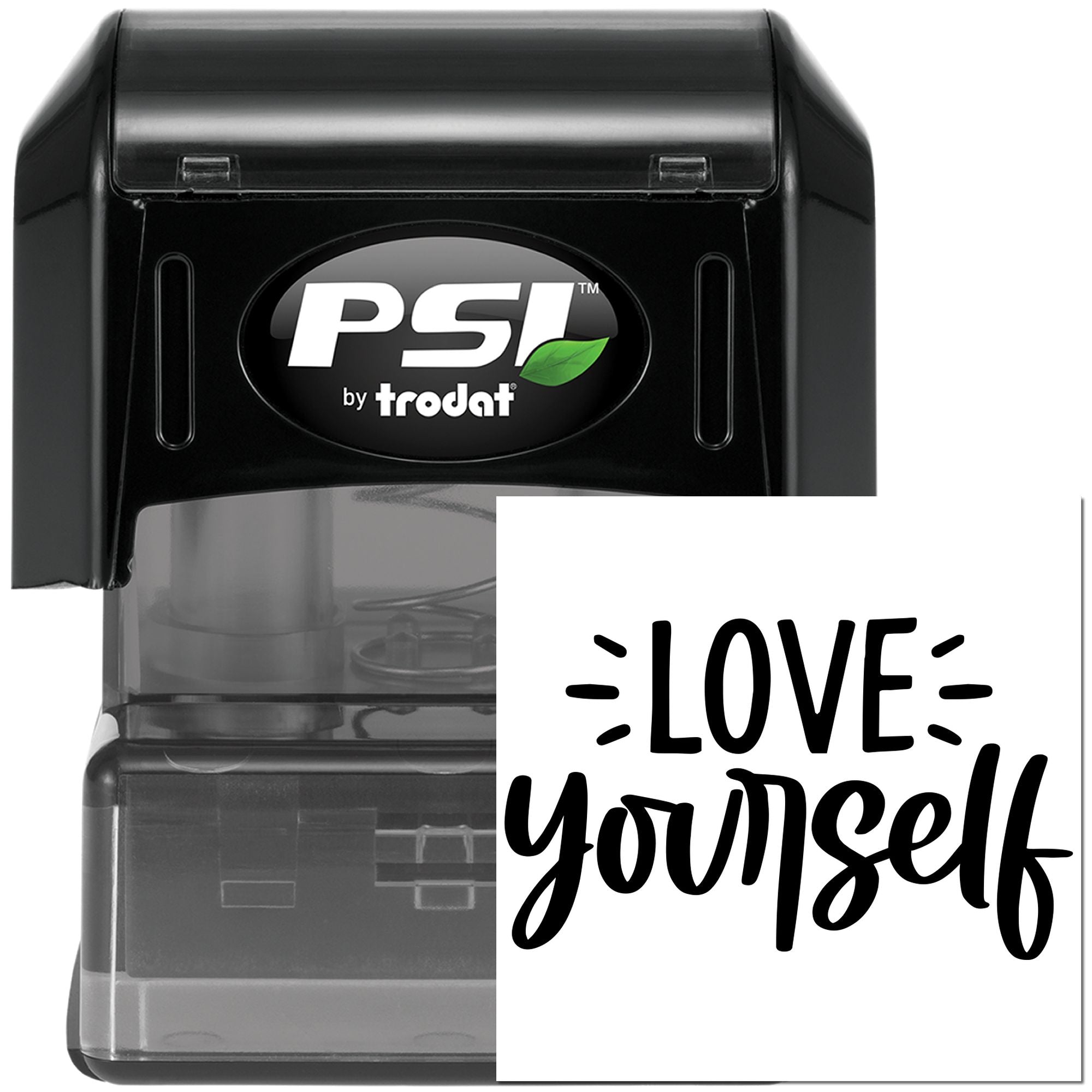 Pre-Inked Self Love Poster Greeting Card Stamp