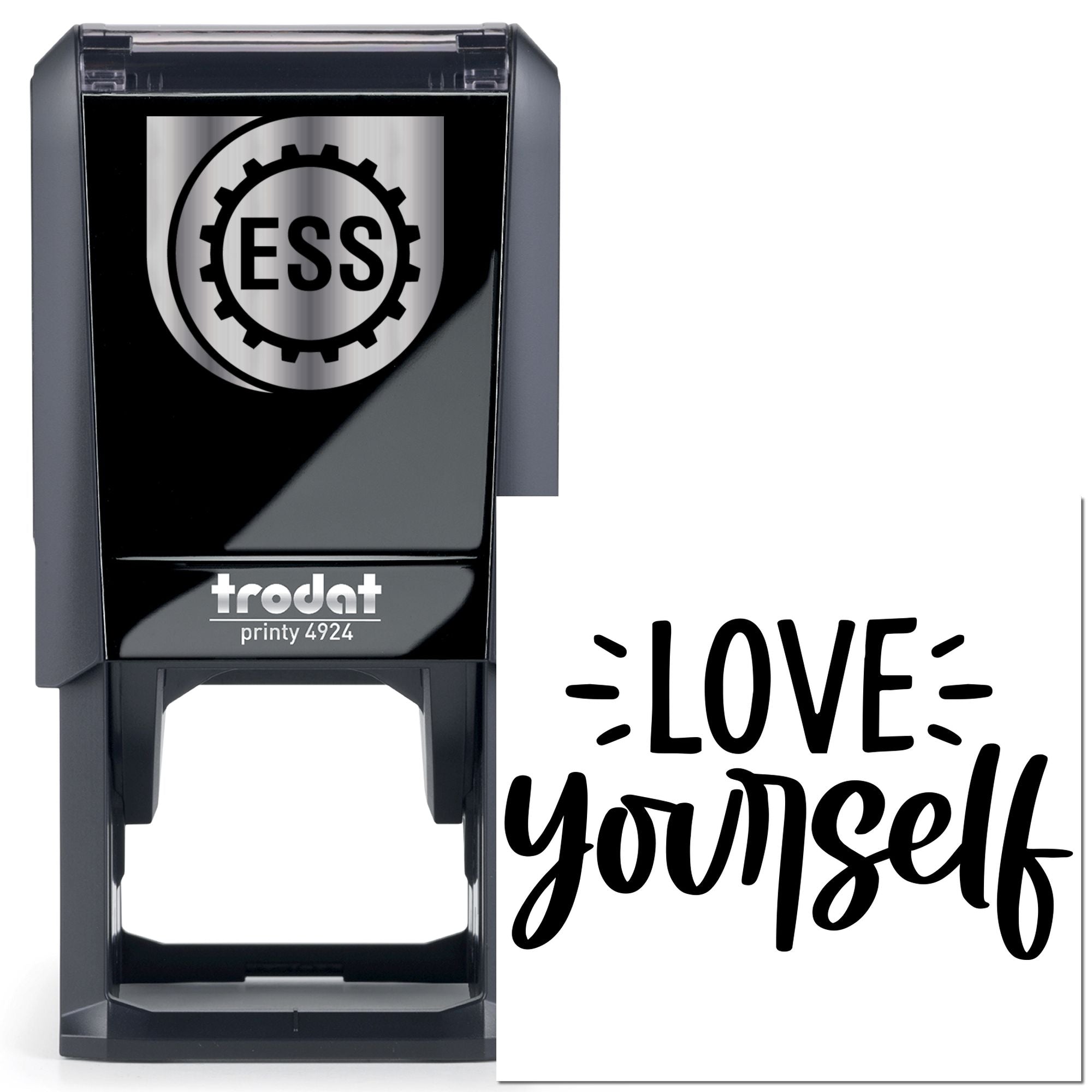 Self-Inking Self Love Mini Card Stamp
