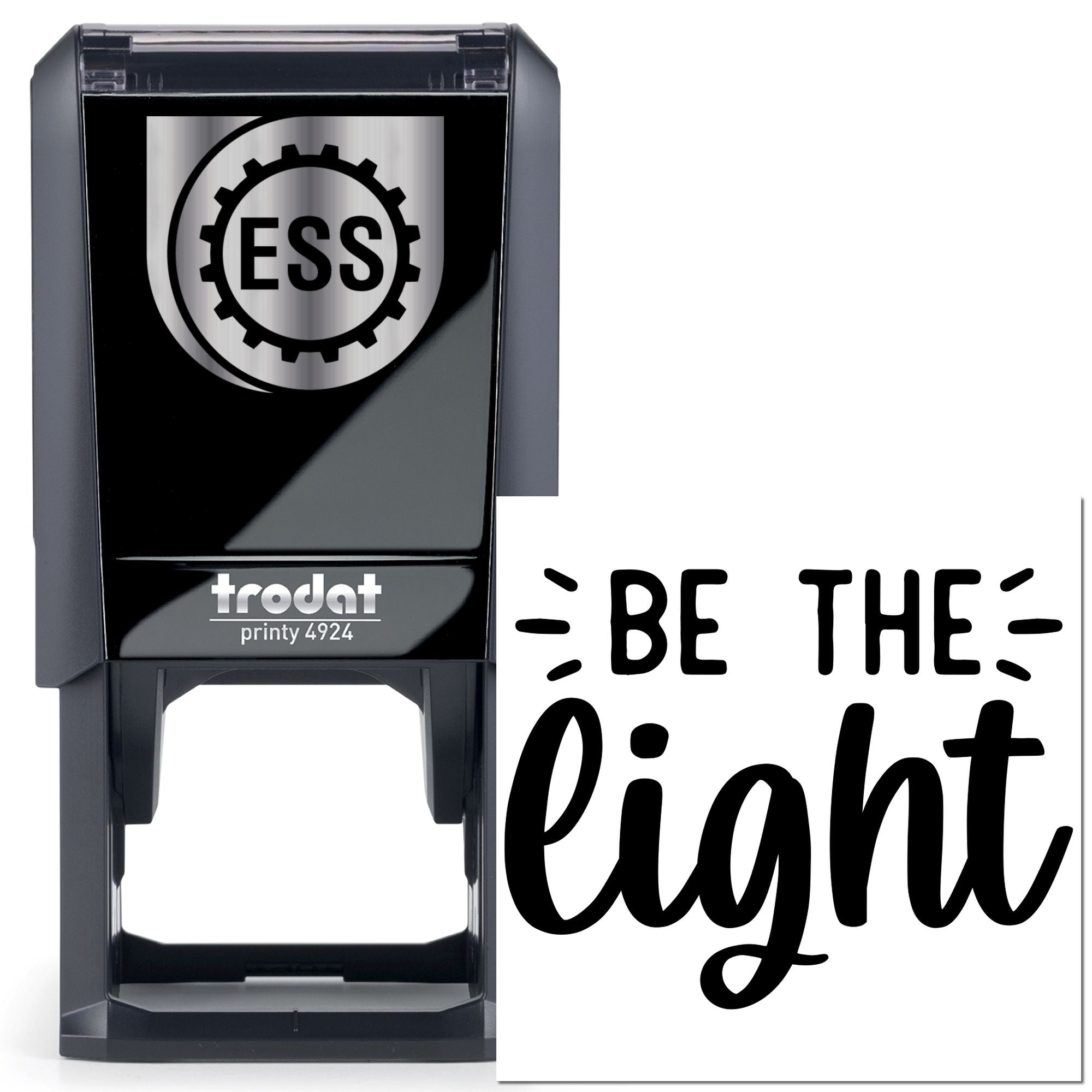 Self-Inking Be Light Craft Stamp