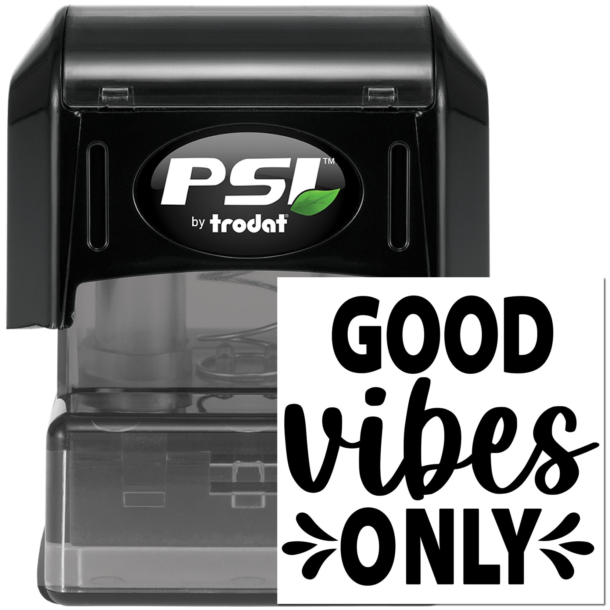 Pre-Inked Good Vibes Only Party Favor Stamp