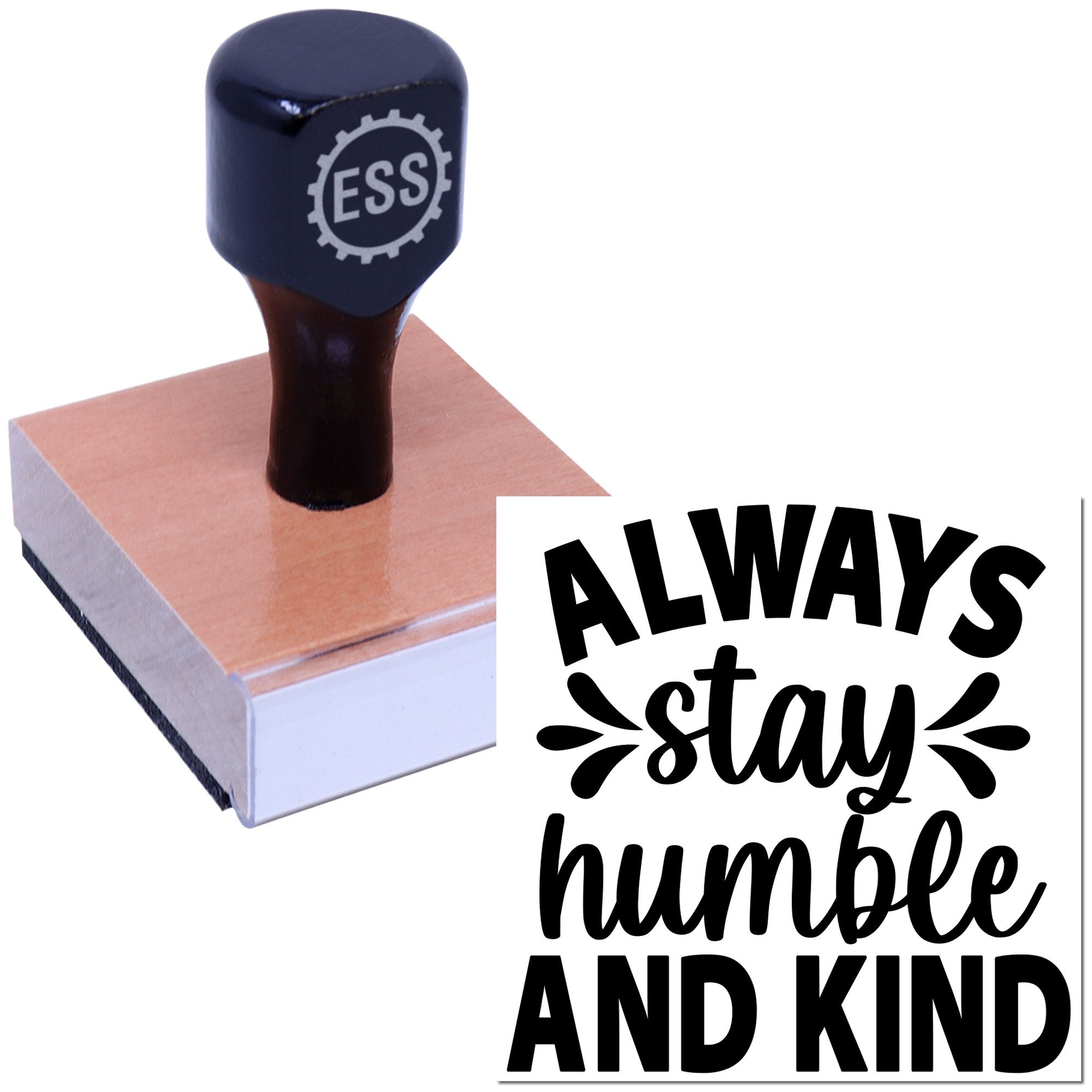 Everlasting Humble Kindness Card Rubber Stamp