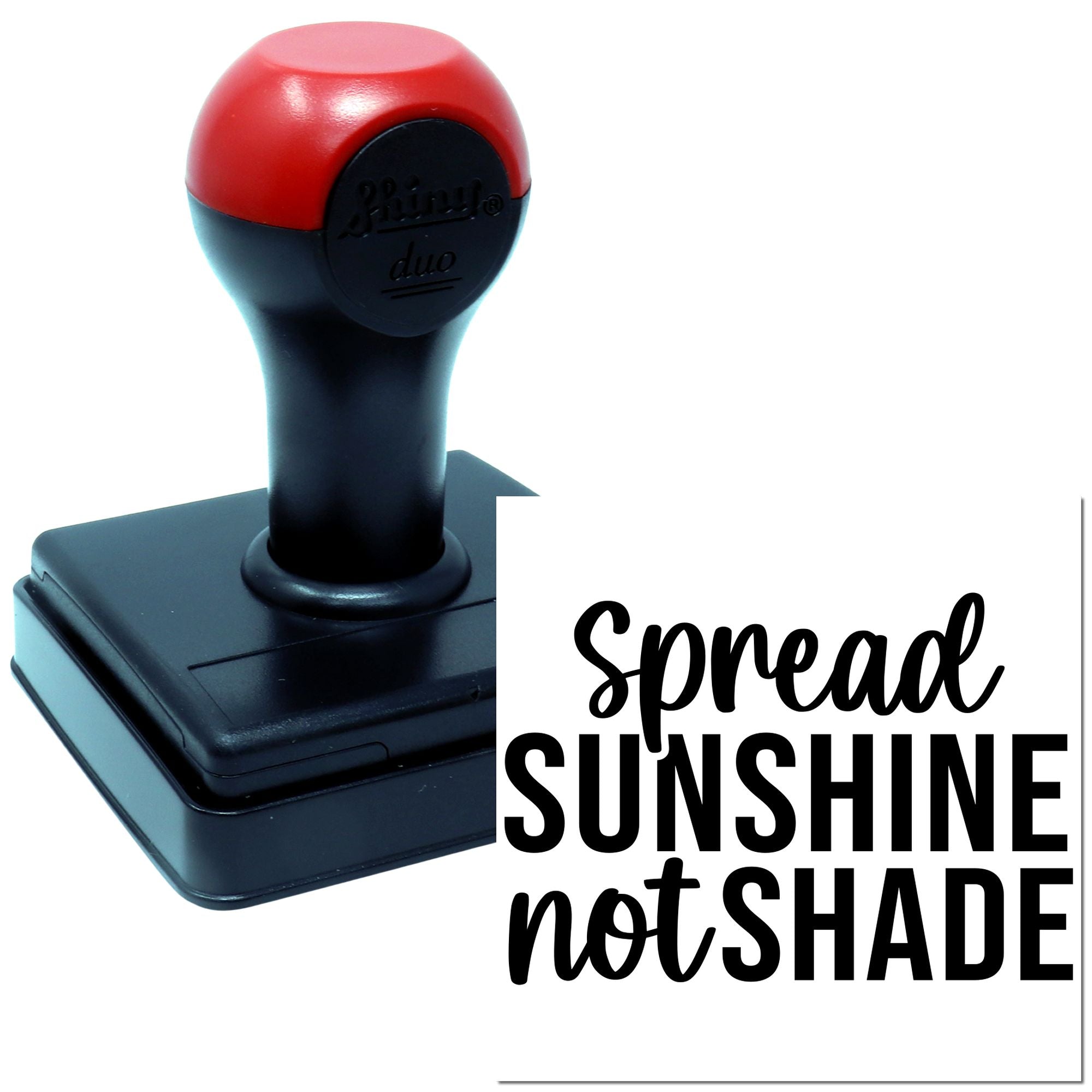 Duo Spread Sunshine Not Shade Poster Hand Stamp
