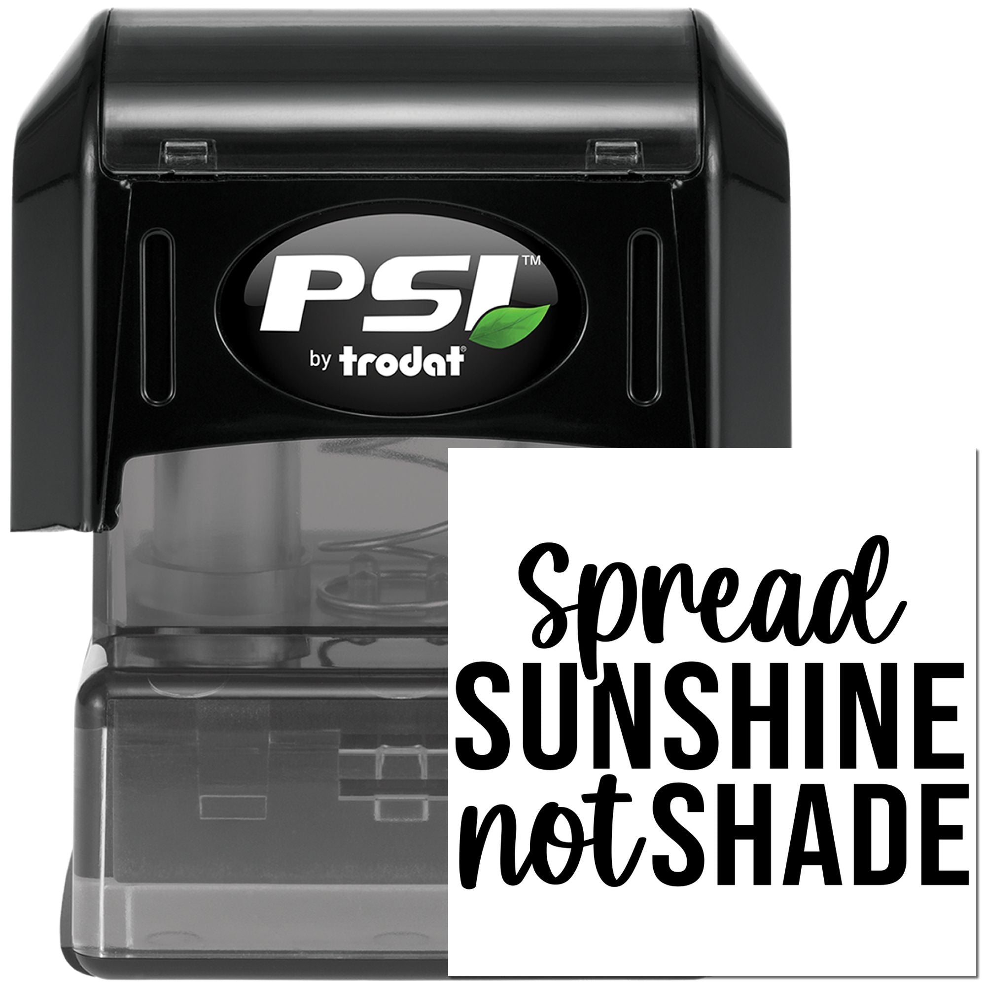 Pre-Inked Sunshine Not Shade Scrapbooking Stamp