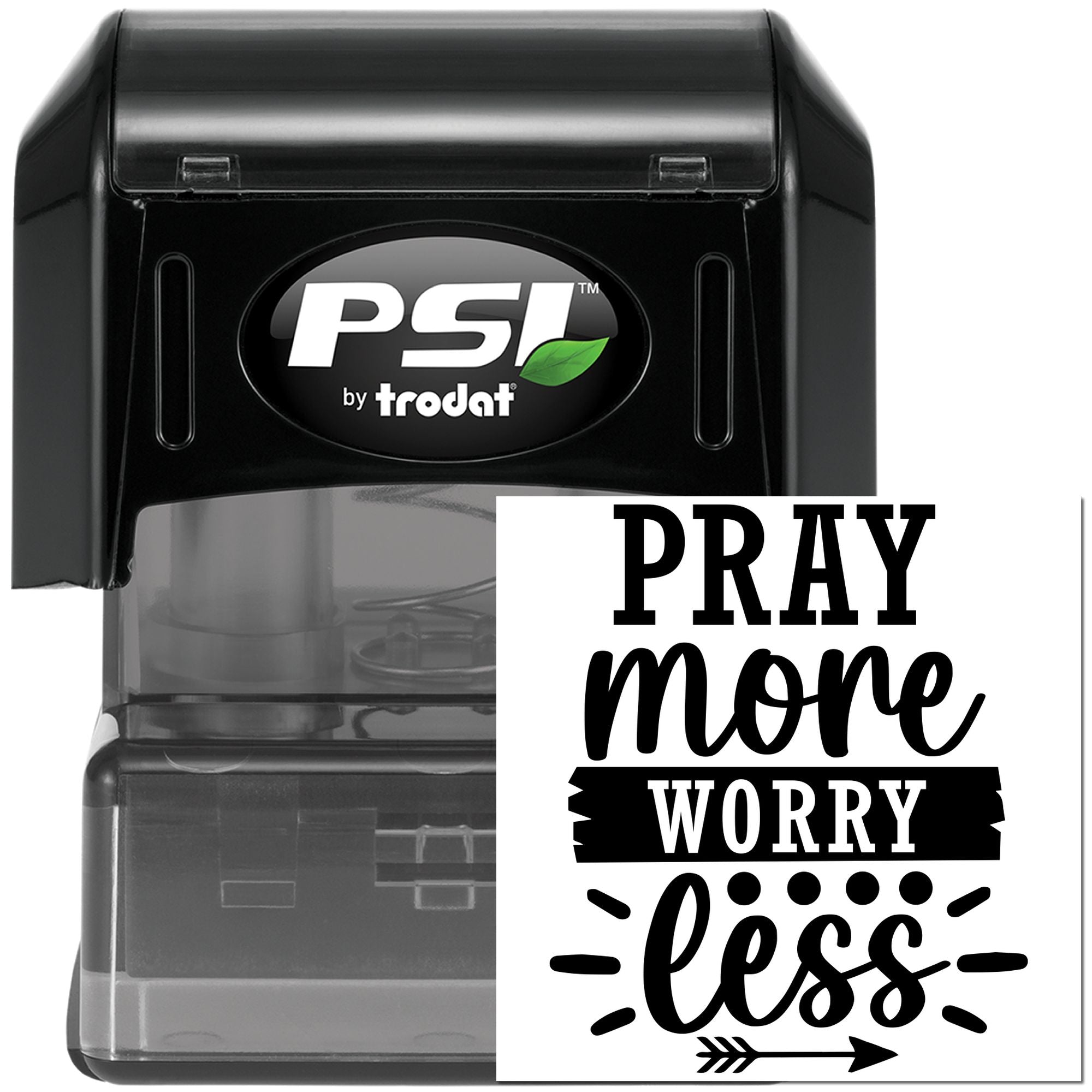 Pre-Inked Prayer Over Worries Crafting Stamp