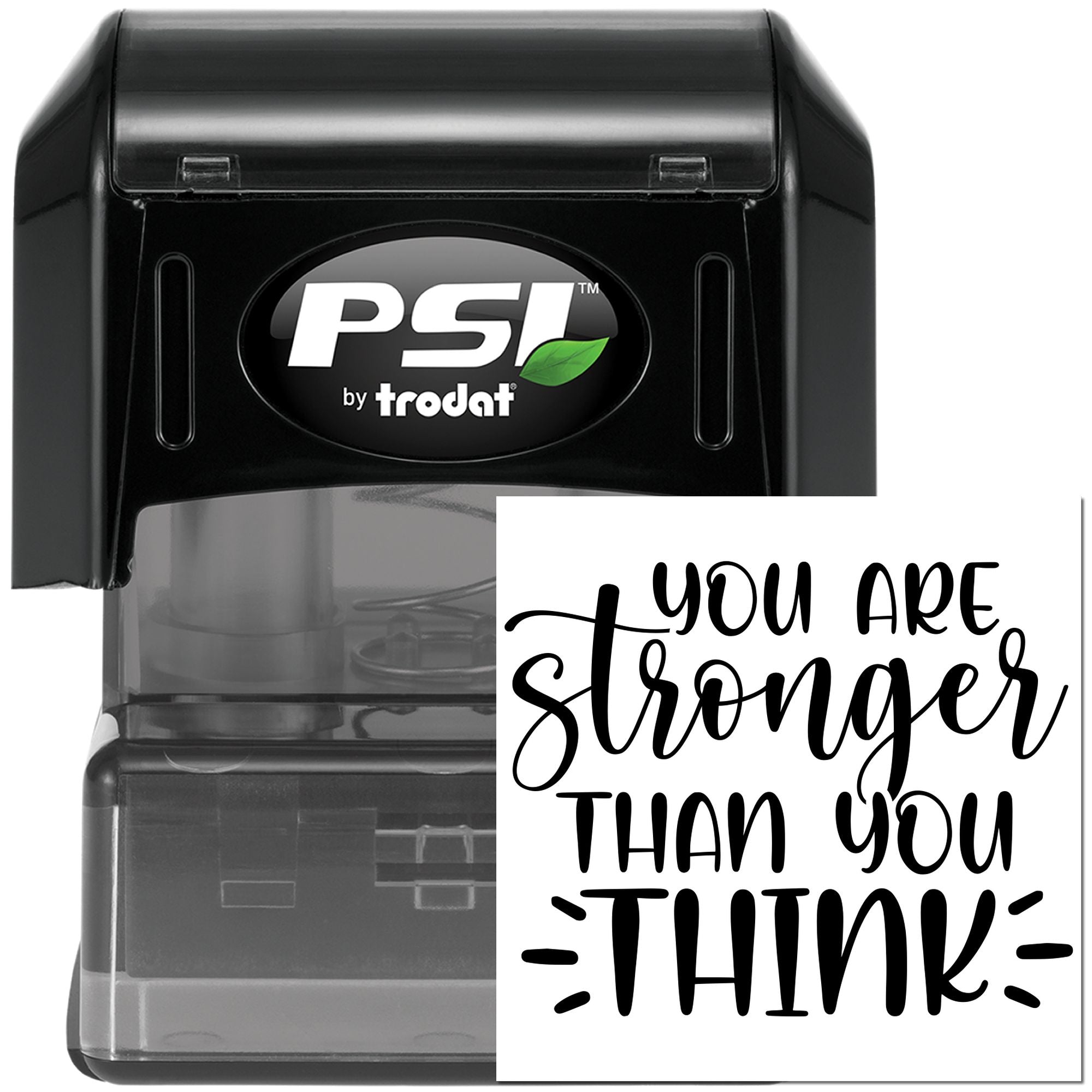 Pre-Inked You Are Stronger Paper Craft Stamp