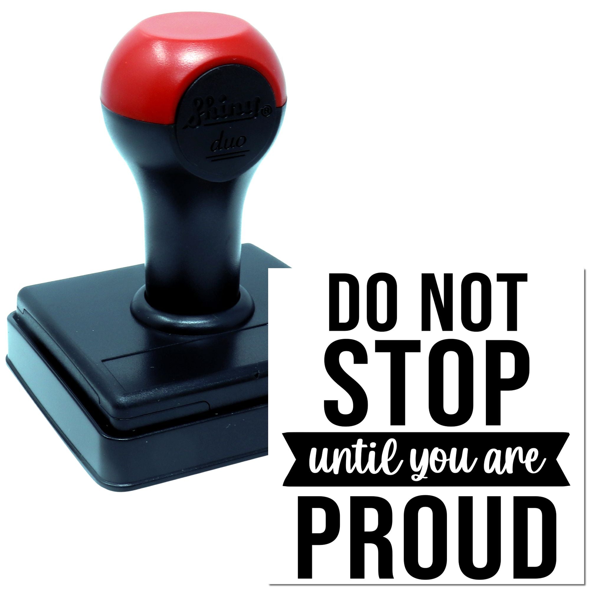 Duo Relentless Pursuit Of Personal Pride Hand Stamp