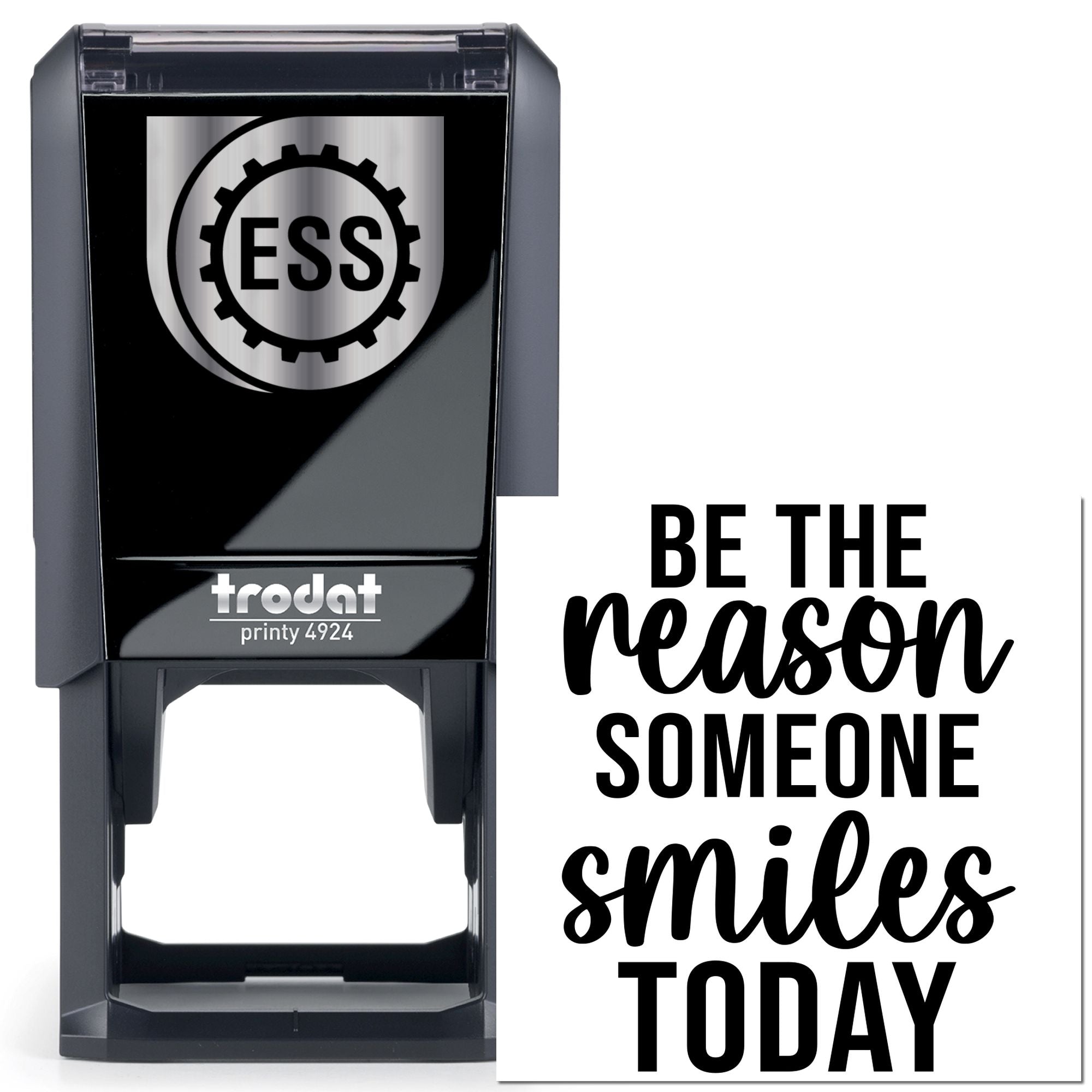 Self-Inking Motivational Quote Favor Tag Stamp