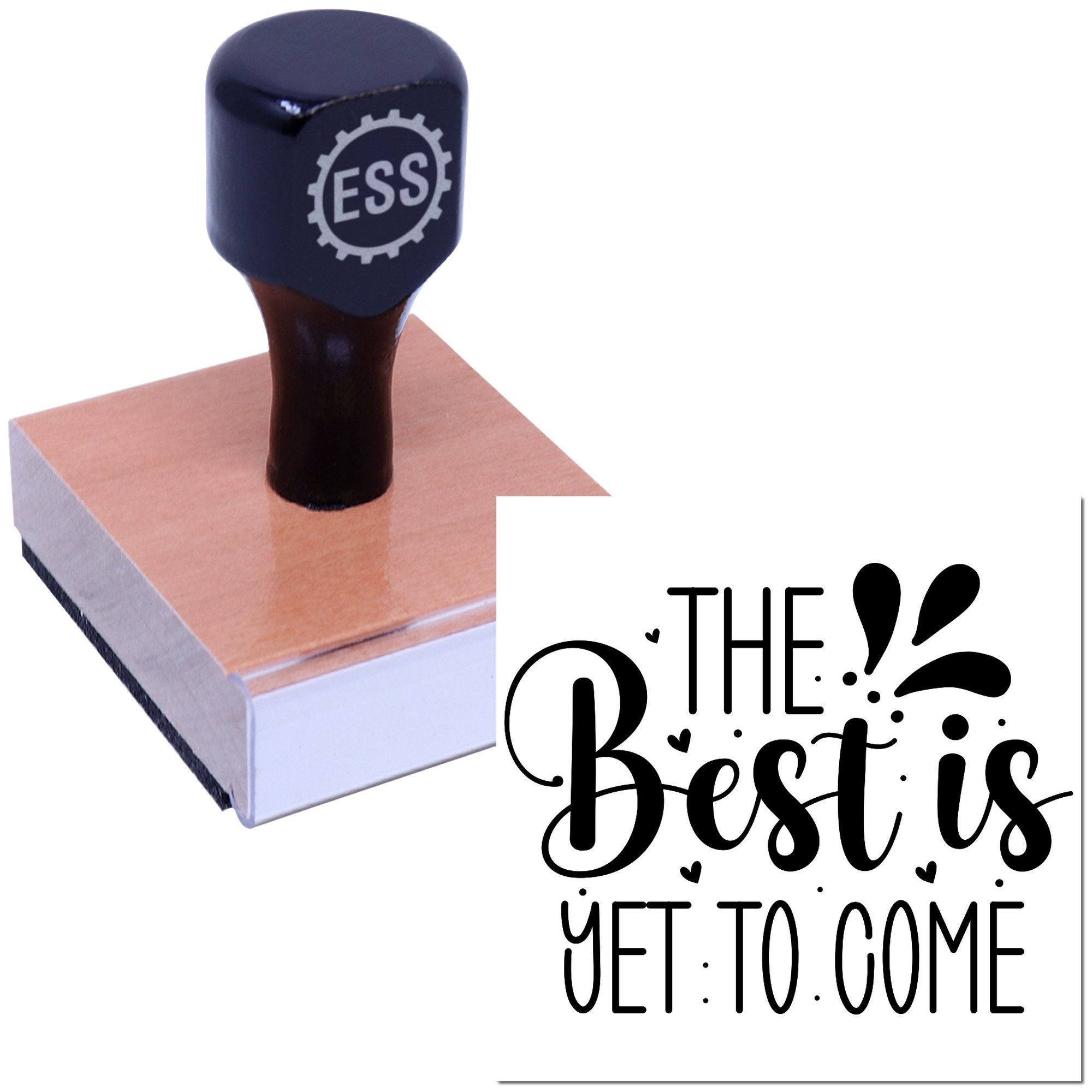 Bright Future Ahead Paper Goods Rubber Stamp