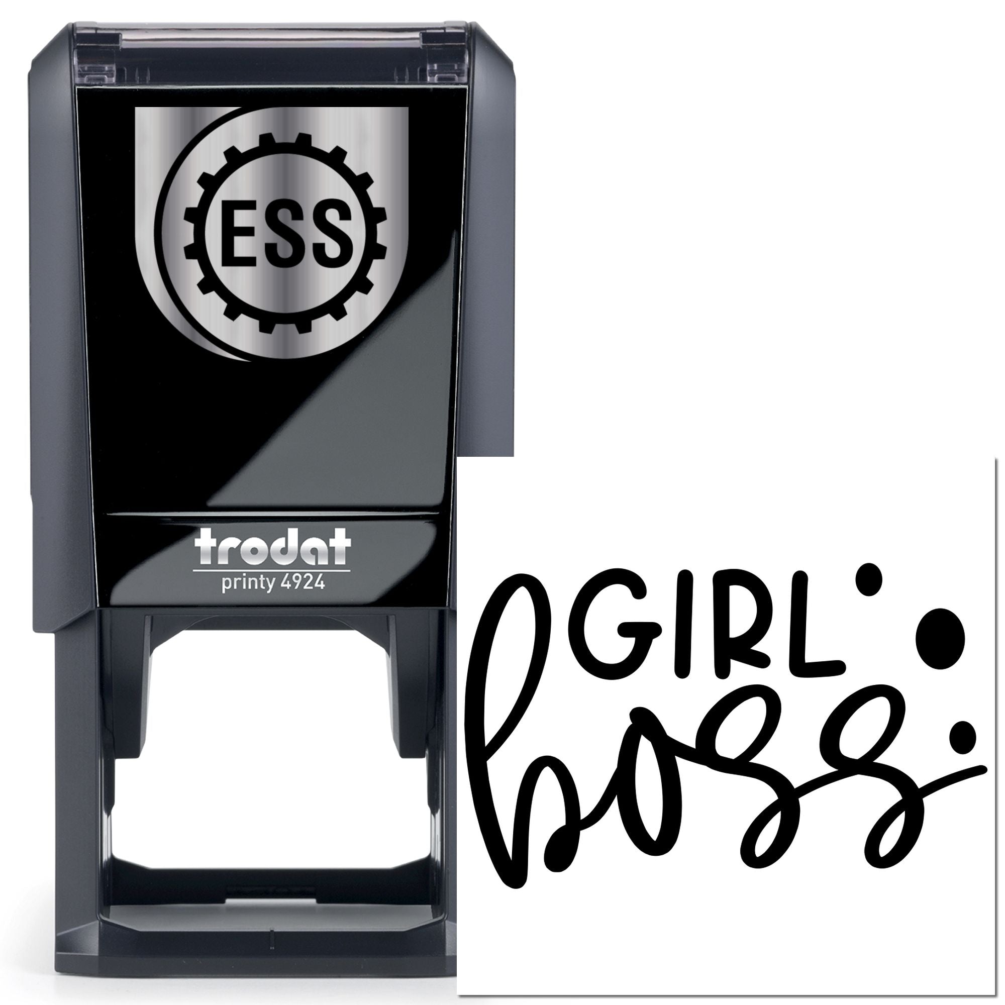 Self-Inking Girl Boss Paper Goods Stamp