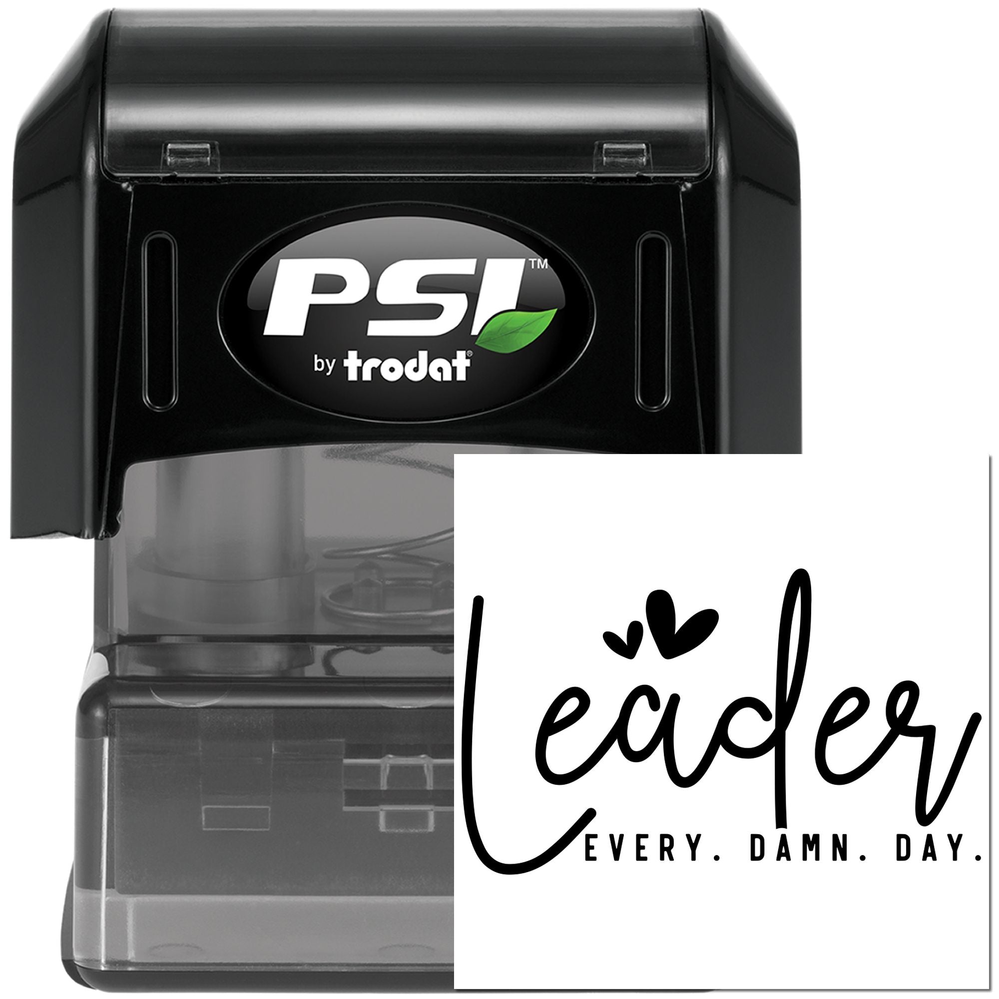 Pre-Inked Eager Every Day Note Card Stamp