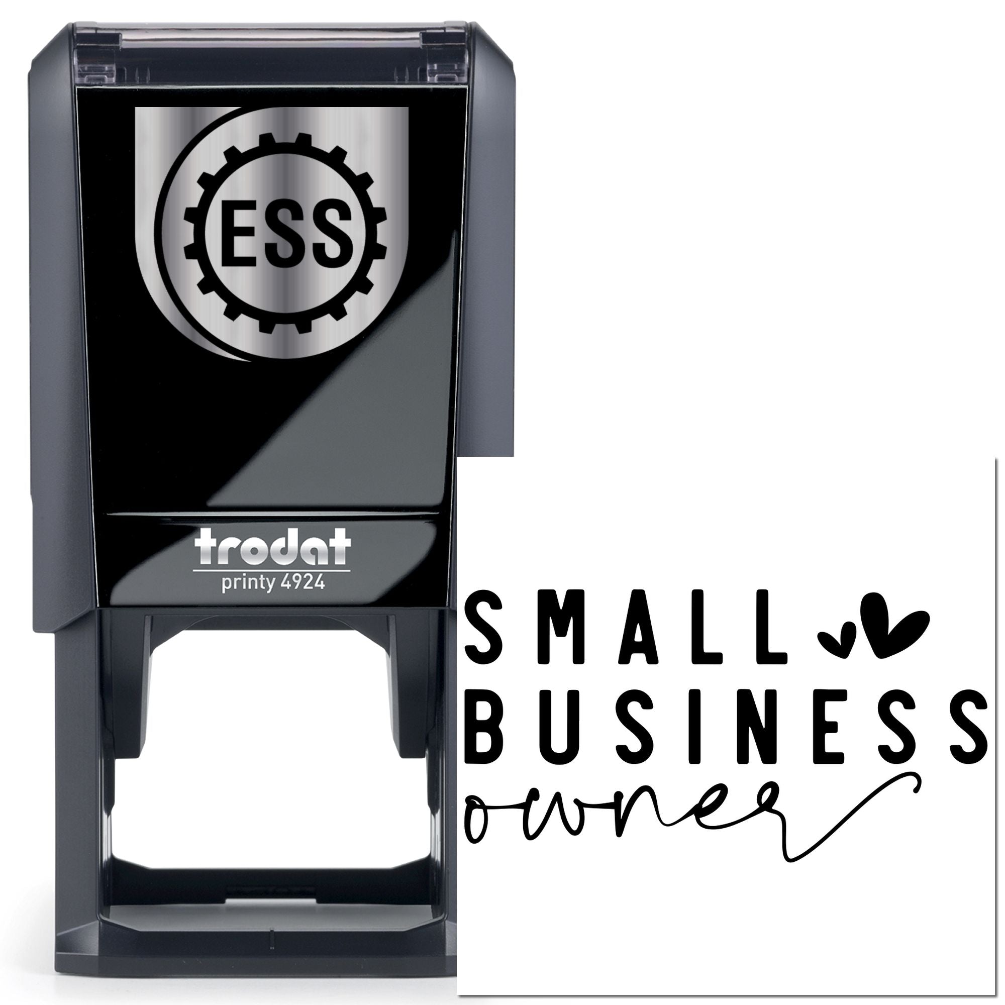 Self-Inking Small Business Scrapbook Stamp
