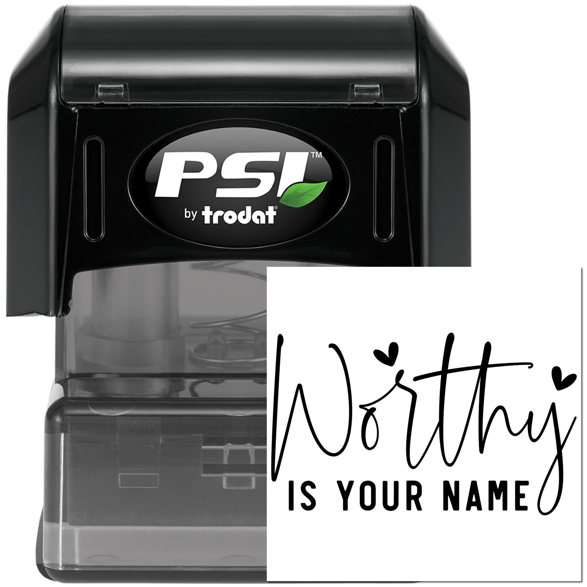 Pre-Inked Worthy Name Worship Paper Craft Stamp