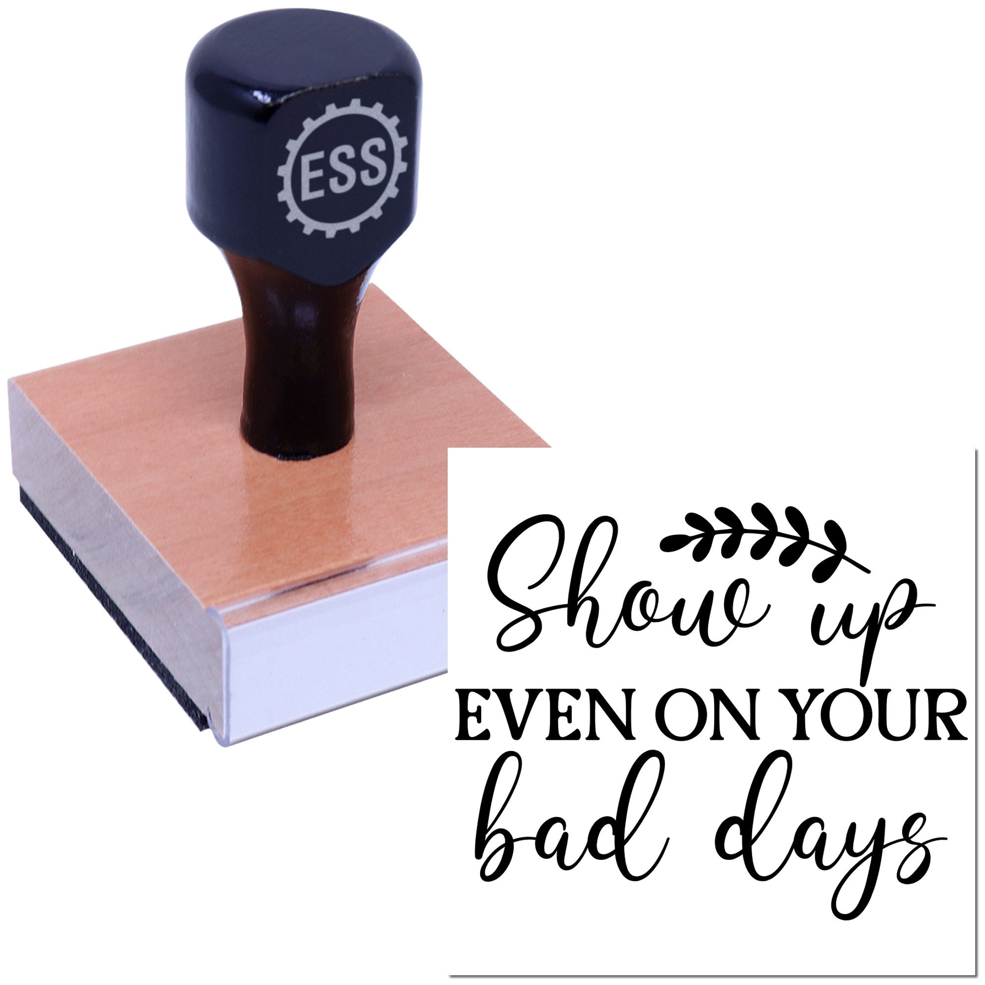 Consistent Effort Reminder Paper Goods Rubber Stamp