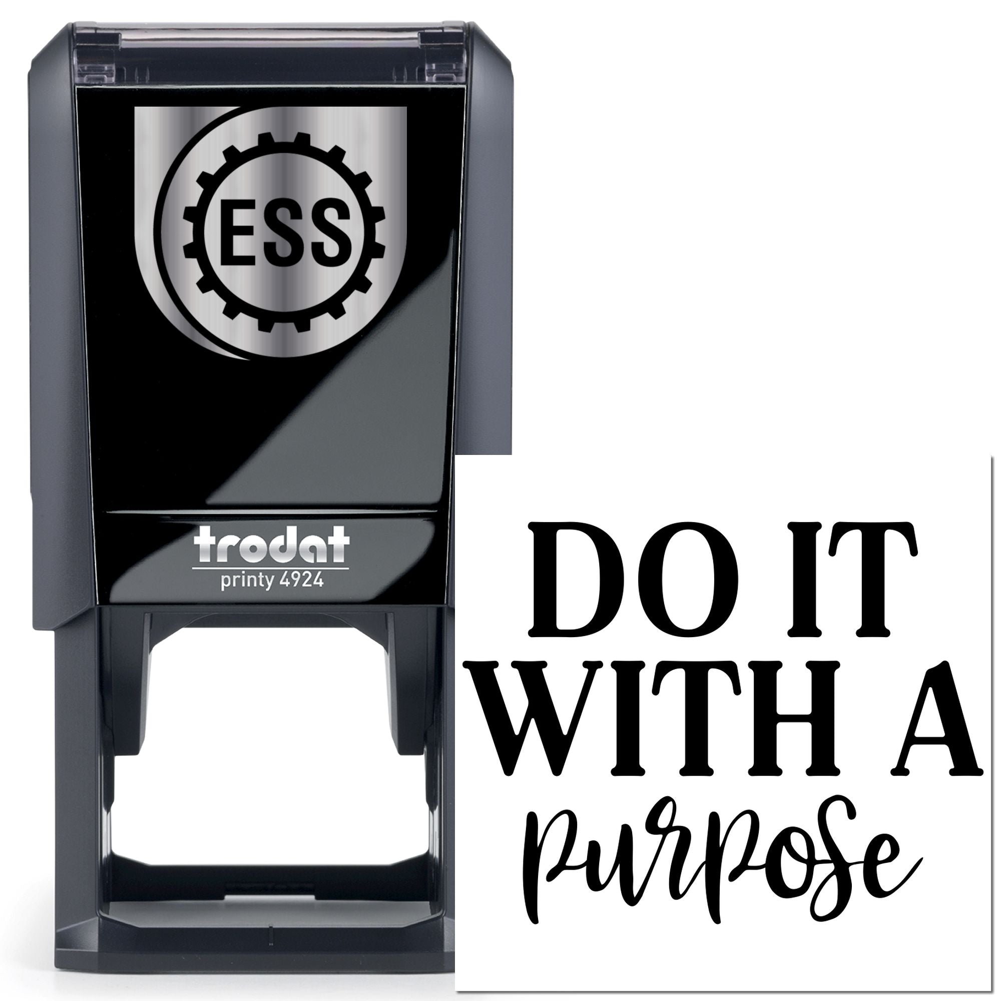 Self-Inking Intentional Action Postcard Stamp