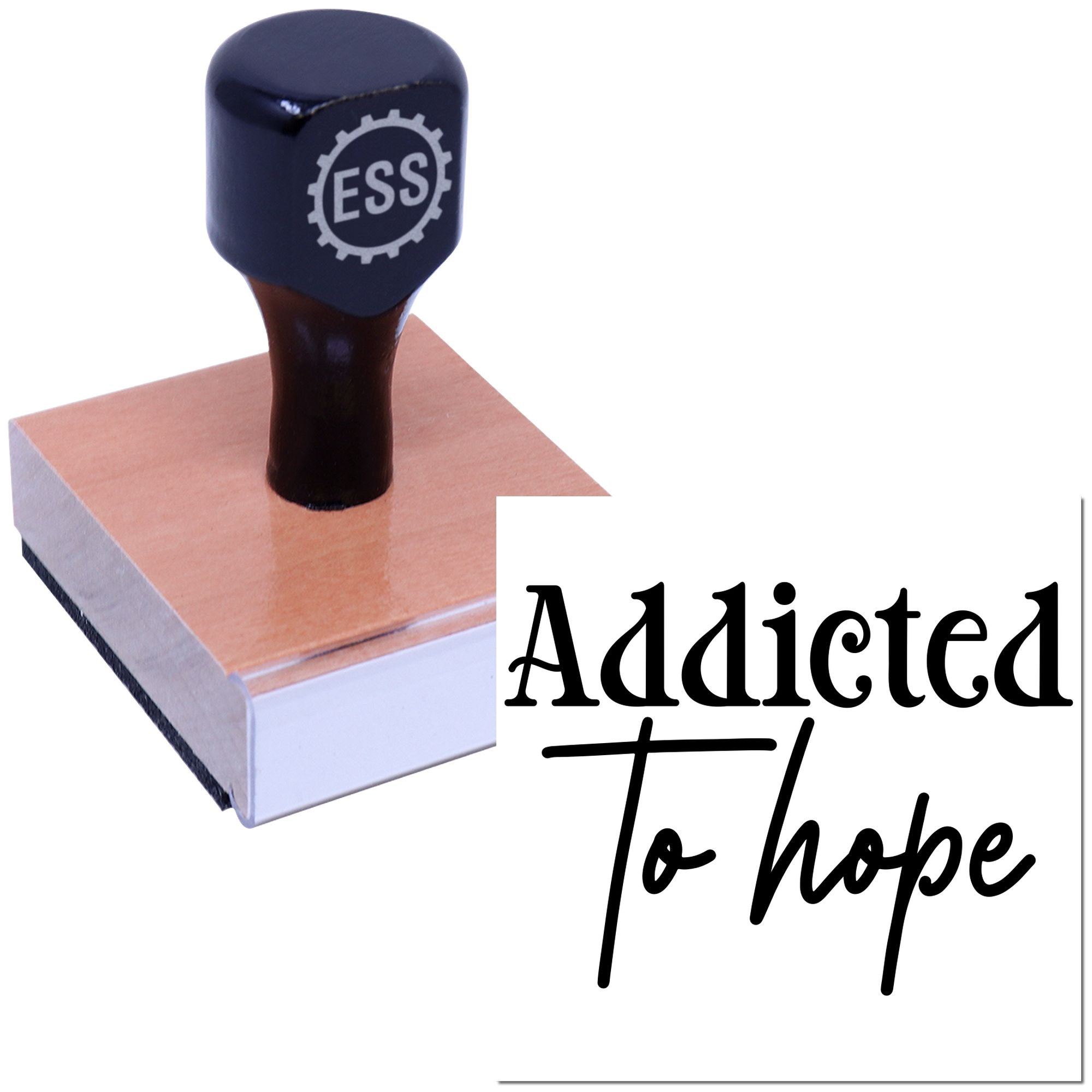 Craving Endless Possibilities Favor Tag Rubber Stamp