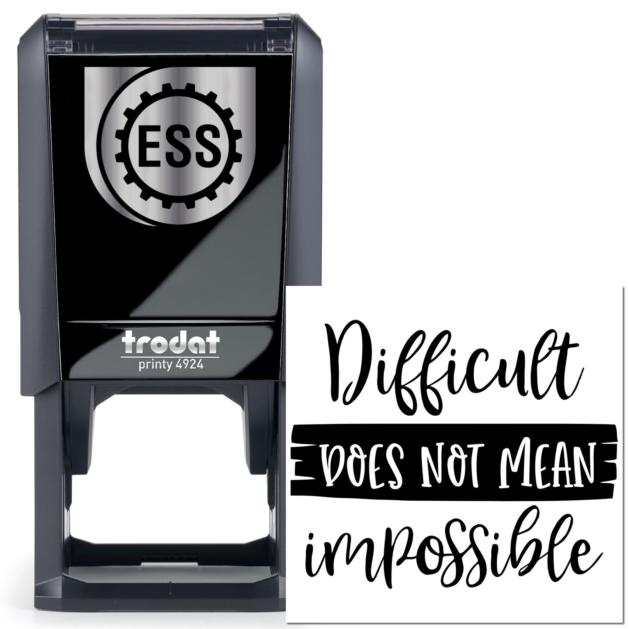Self-Inking Motivational Quote Crafting Stamp