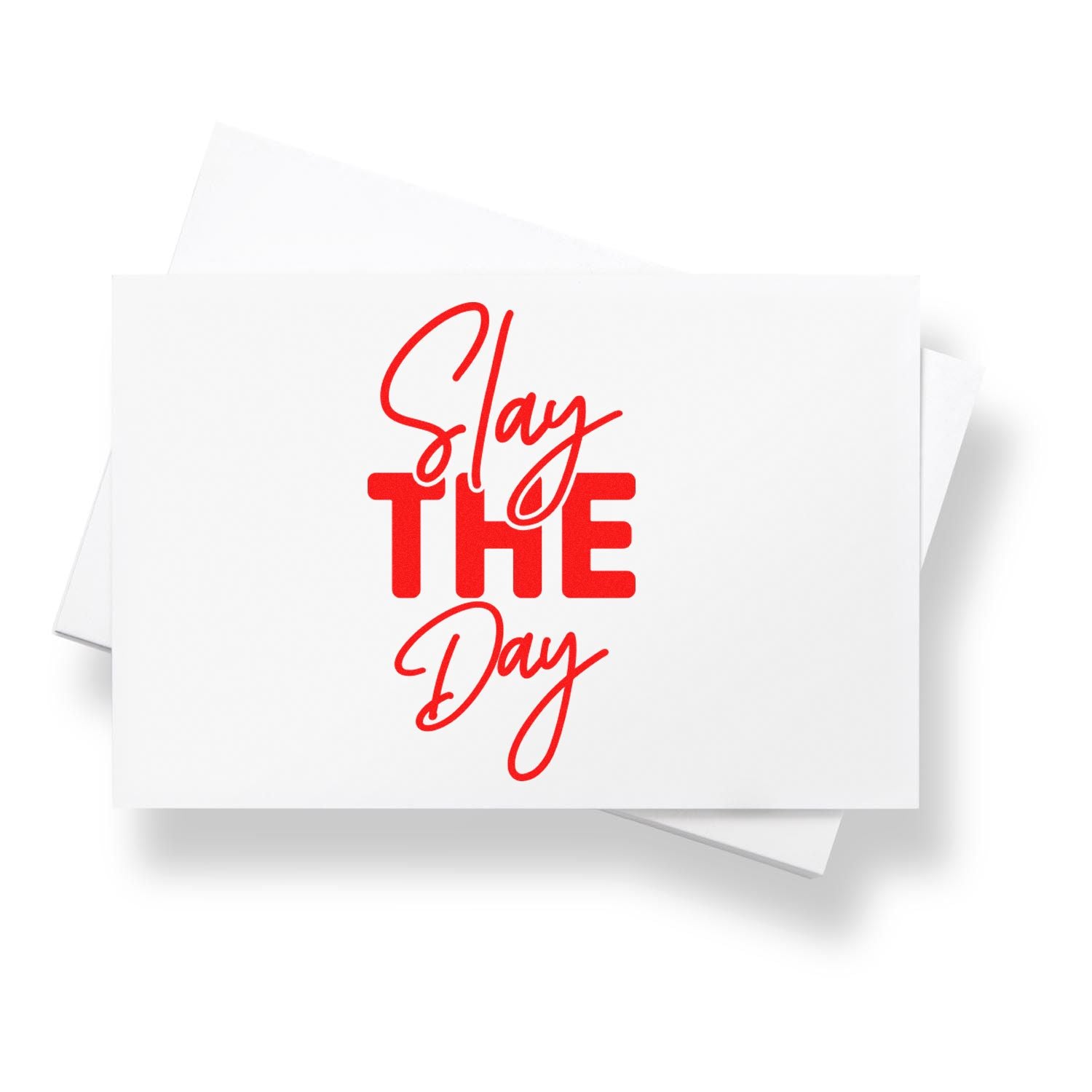 Own Your Day Card Making Rubber Stamp