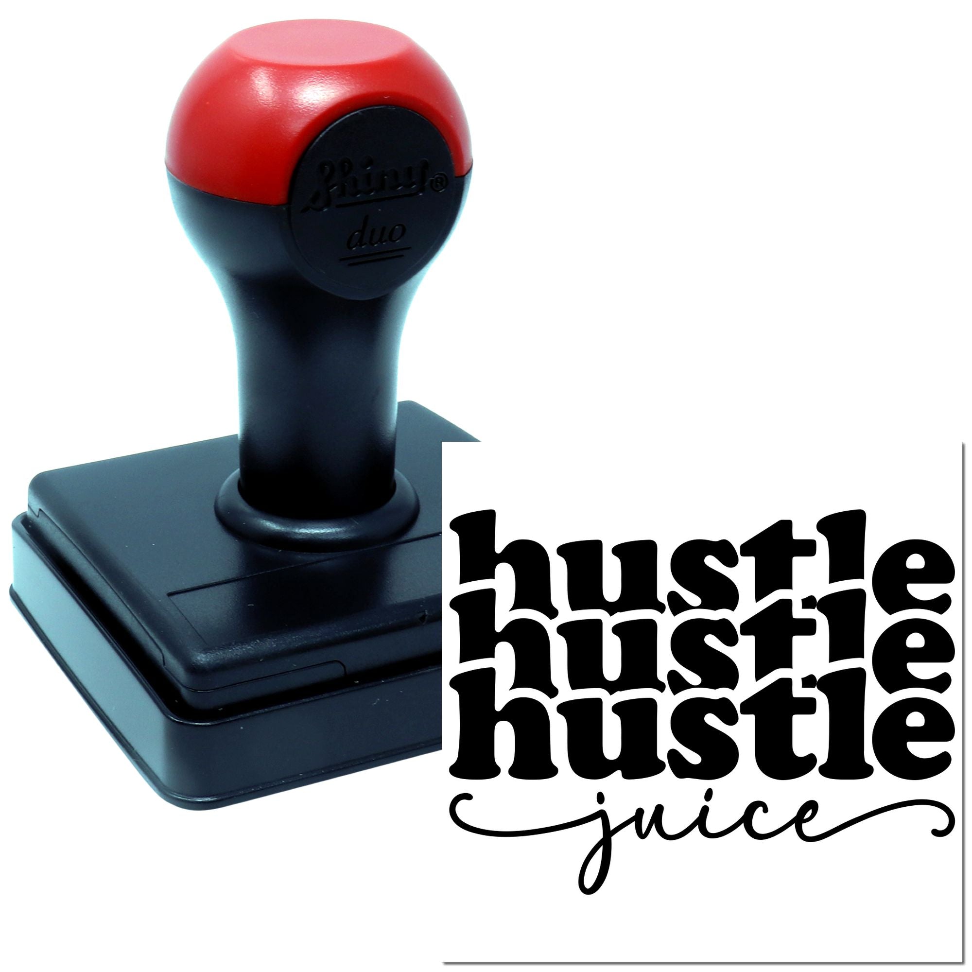 Duo Triple Hustle Fueled By Juice Hand Stamp
