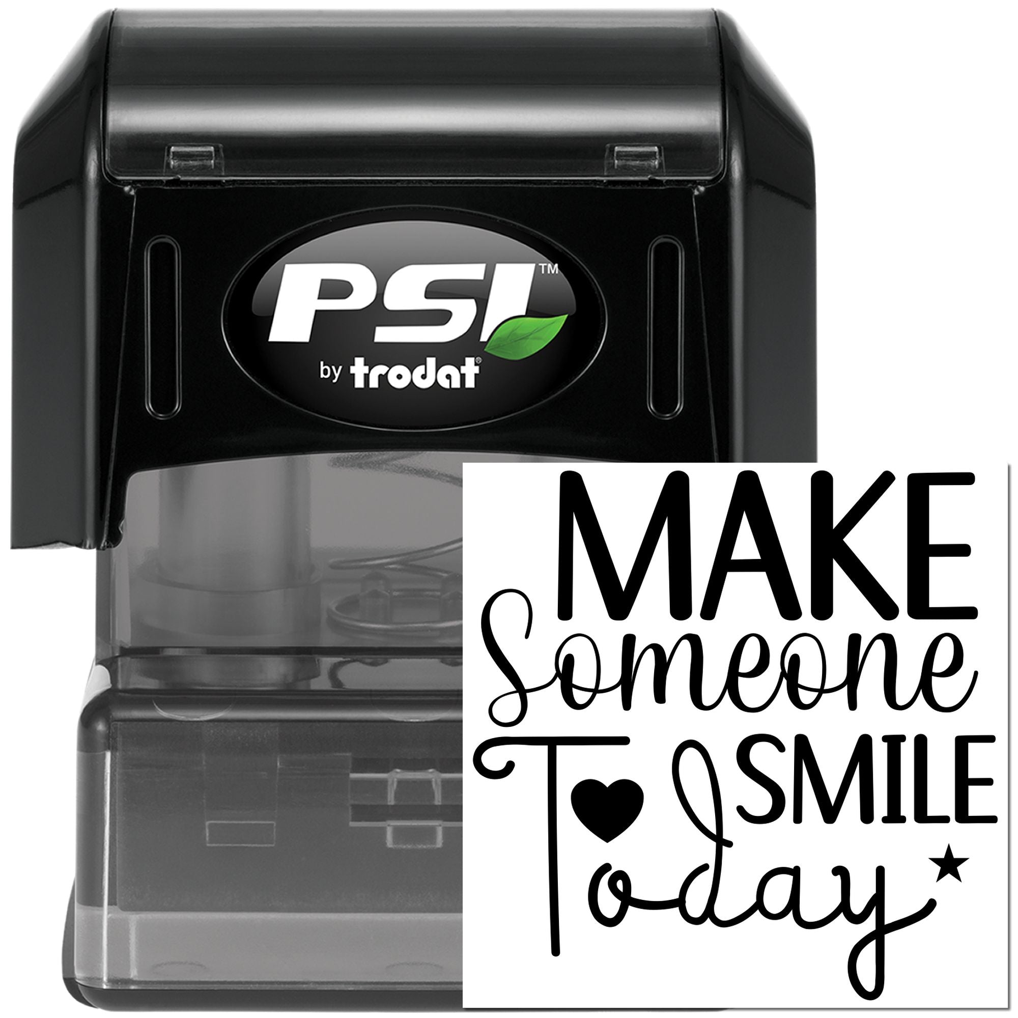 Pre-Inked Make Someone Smile Favor Tag Stamp