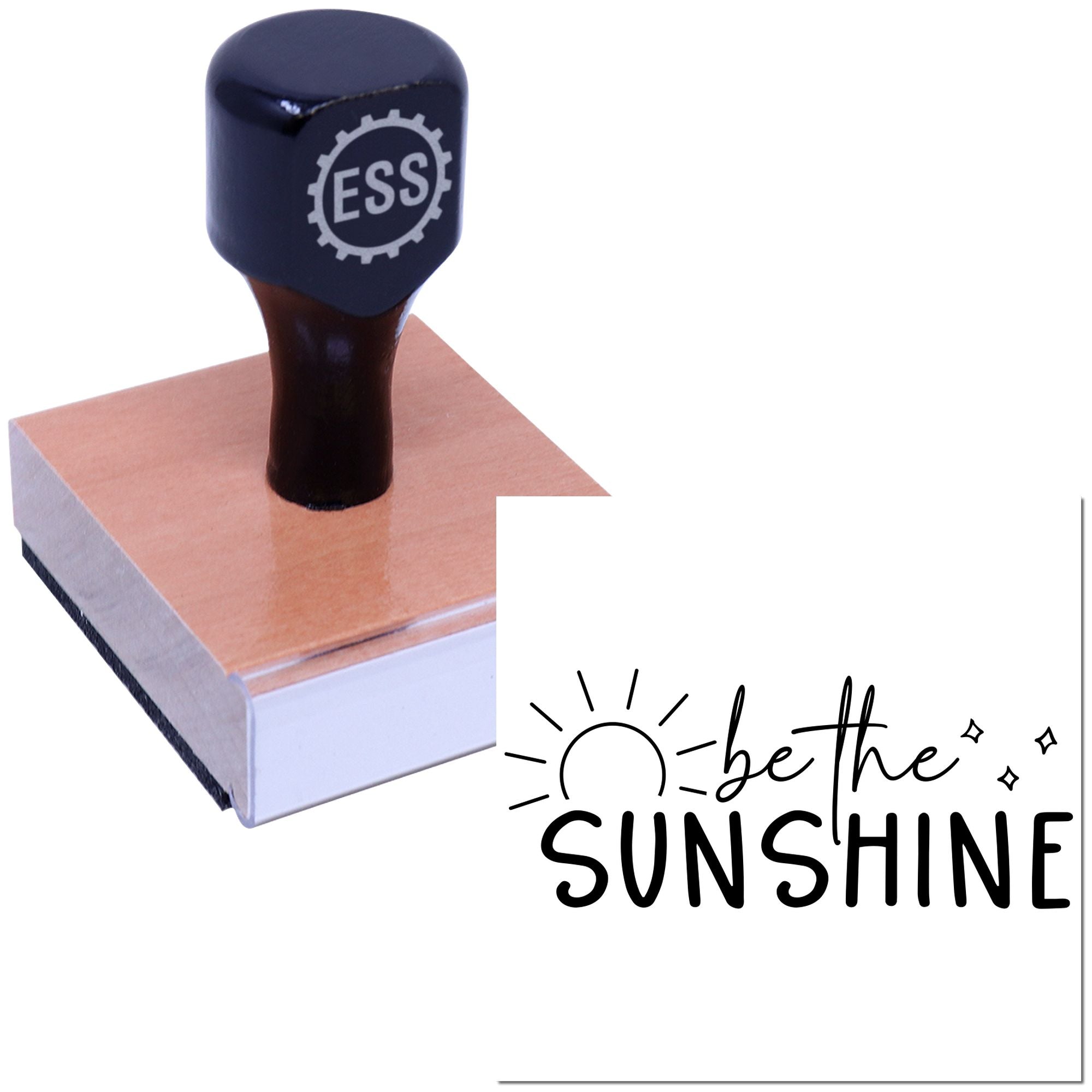 Radiant Sunshine Reminder Paper Craft Rubber Stamp