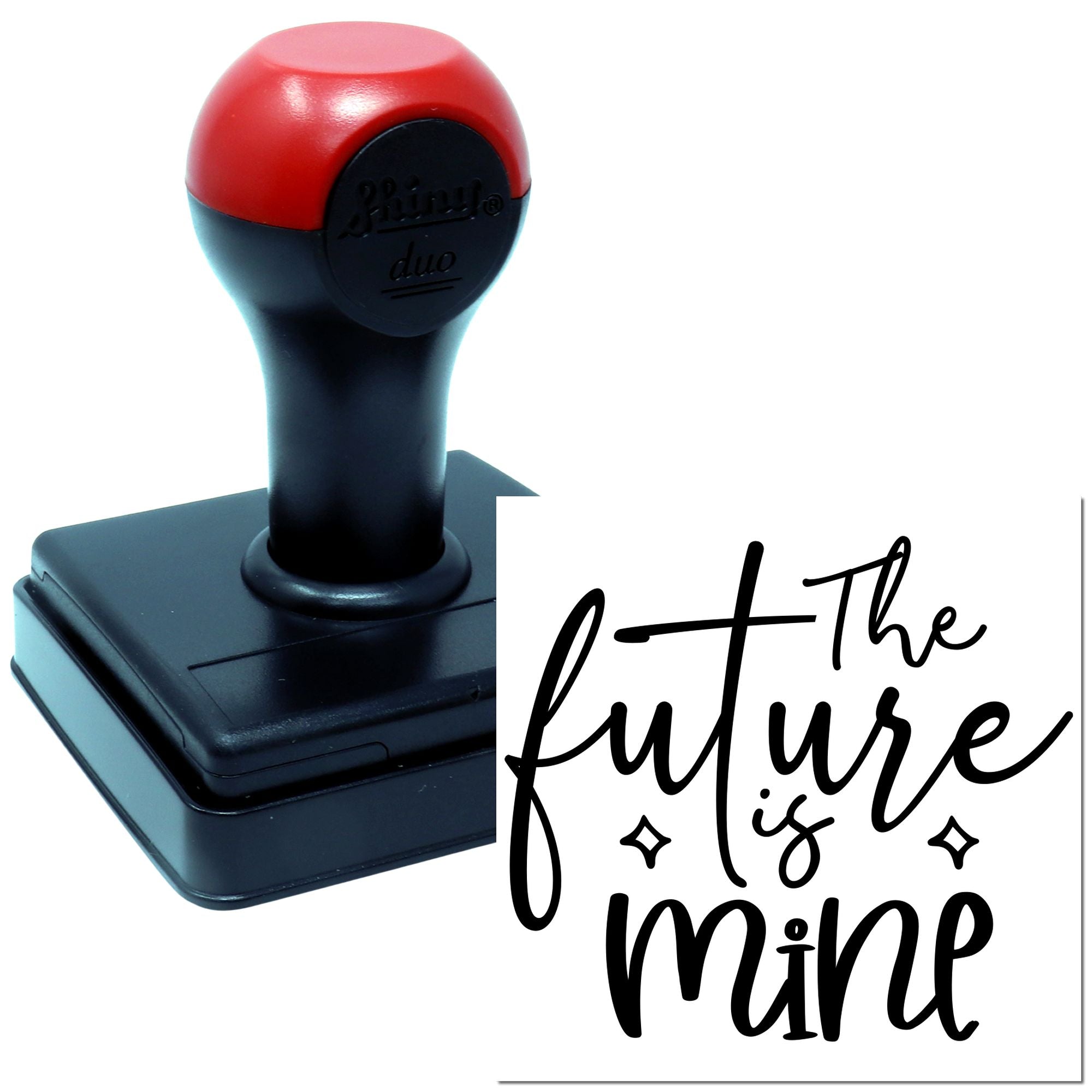 Duo The Future Is Mine Affirmation Hand Stamp