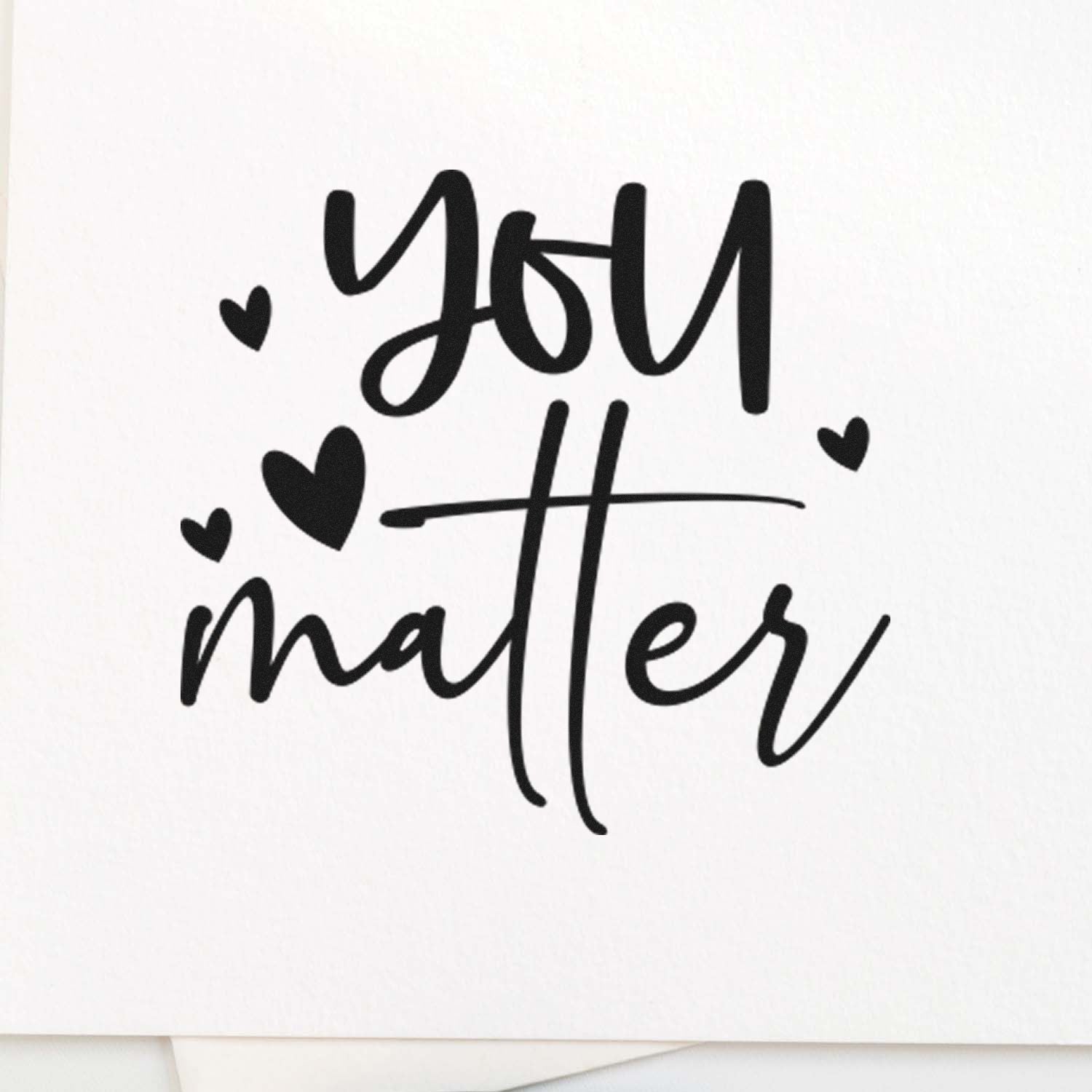 Self-Inking You Matter Postcard Stamp