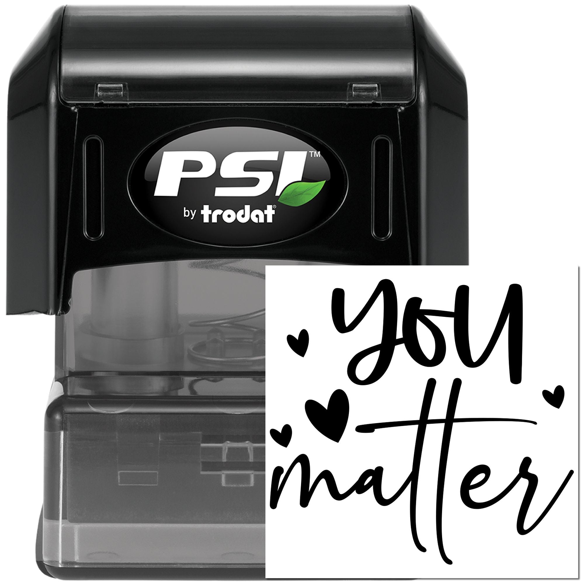 Pre-Inked You Matter Forever Note Card Stamp
